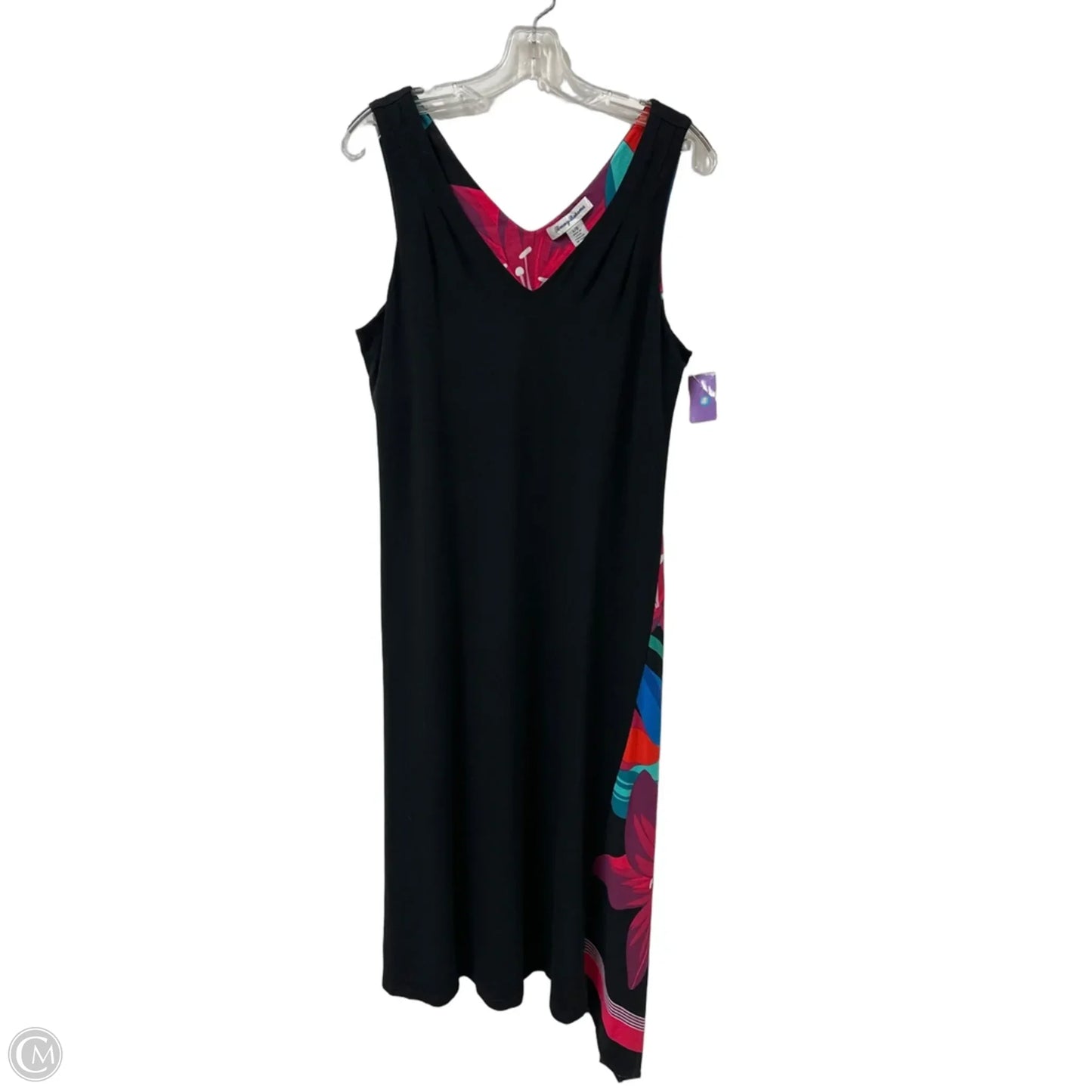 Dress Casual Maxi By Tommy Bahama In Black, Size: L