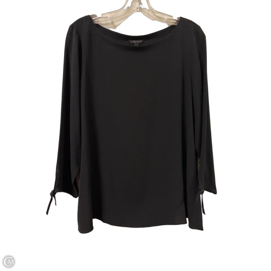 Top Long Sleeve By Eileen Fisher In Black, Size: Lp