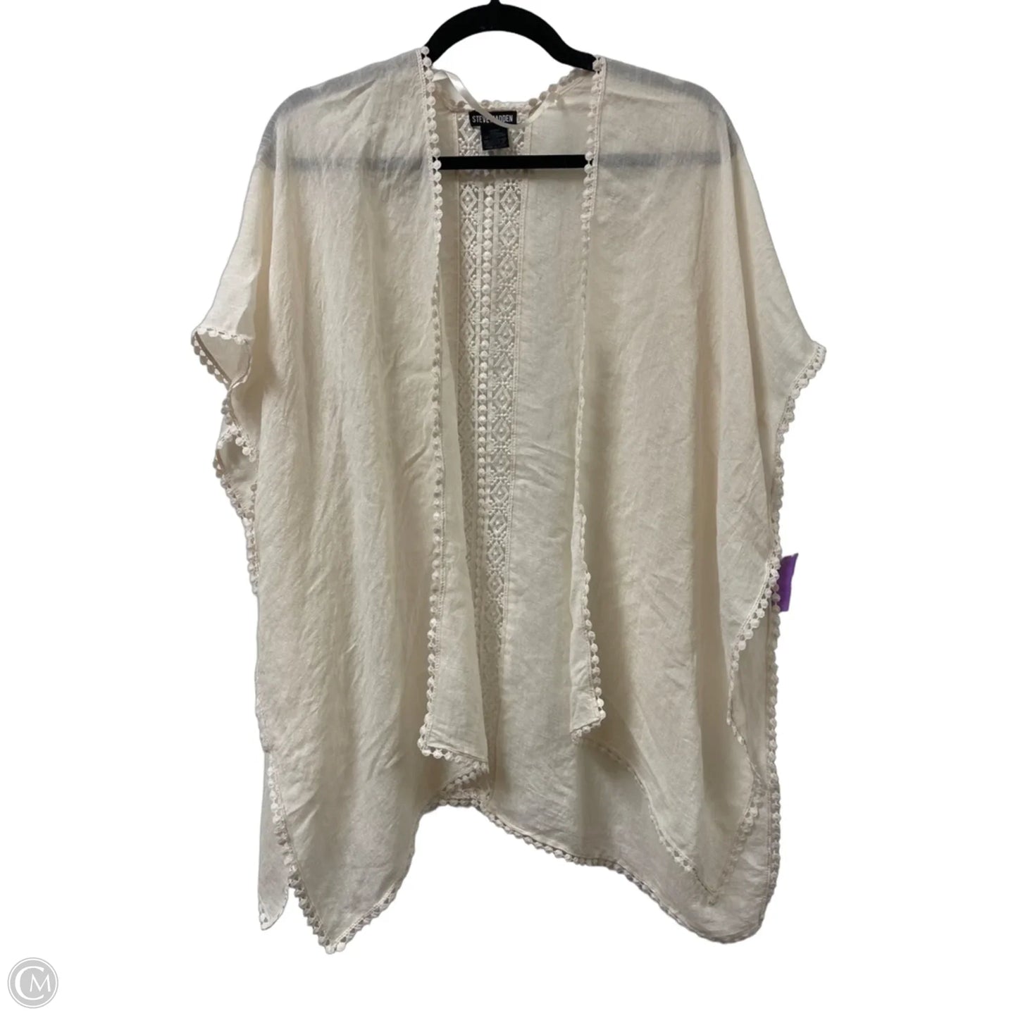 Kimono By Steve Madden In Cream, Size: Osfm