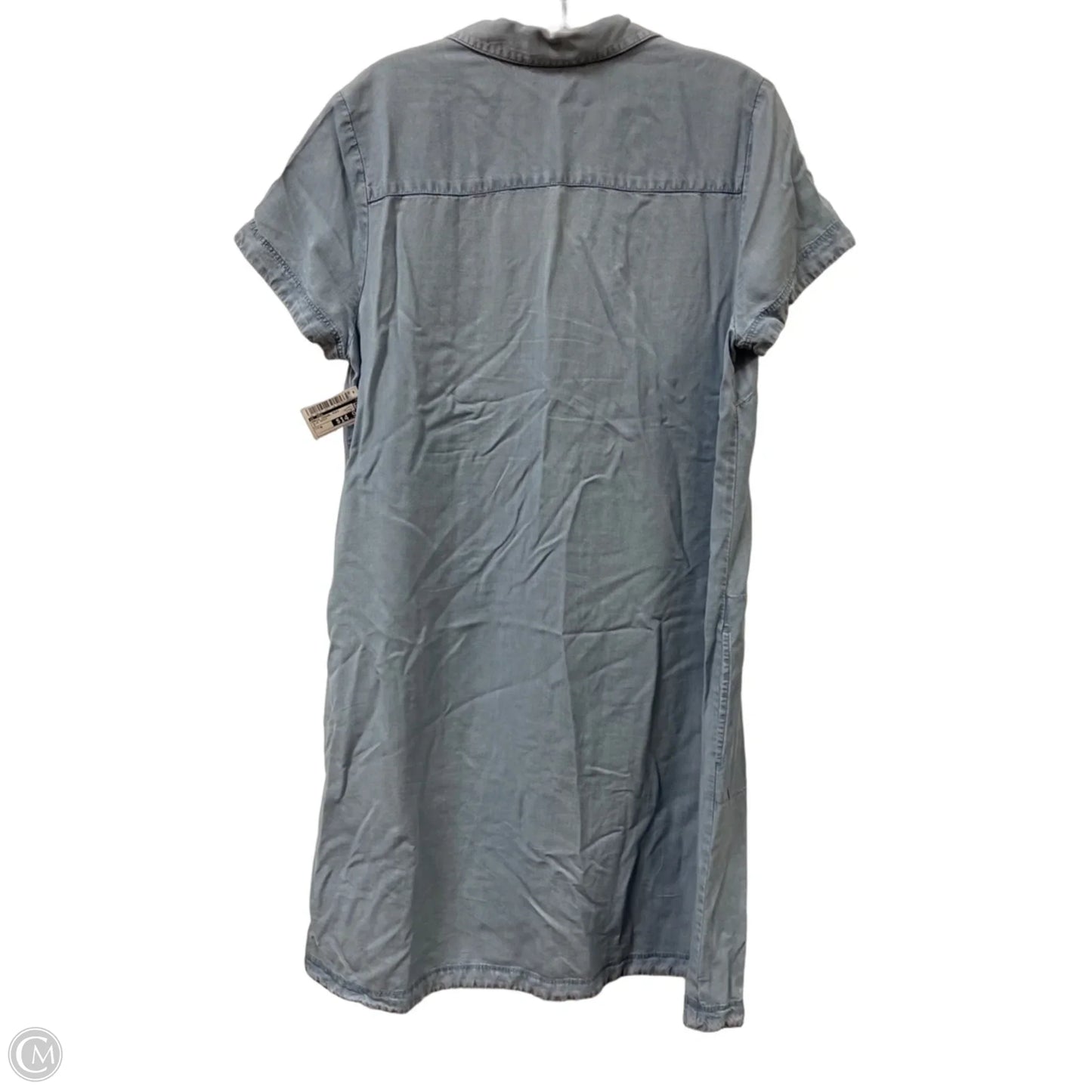 Dress Casual Midi By J. Jill In Blue Denim, Size: M