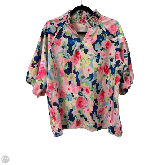 Top Short Sleeve By Clothes Mentor In Multi-colored, Size: Xl