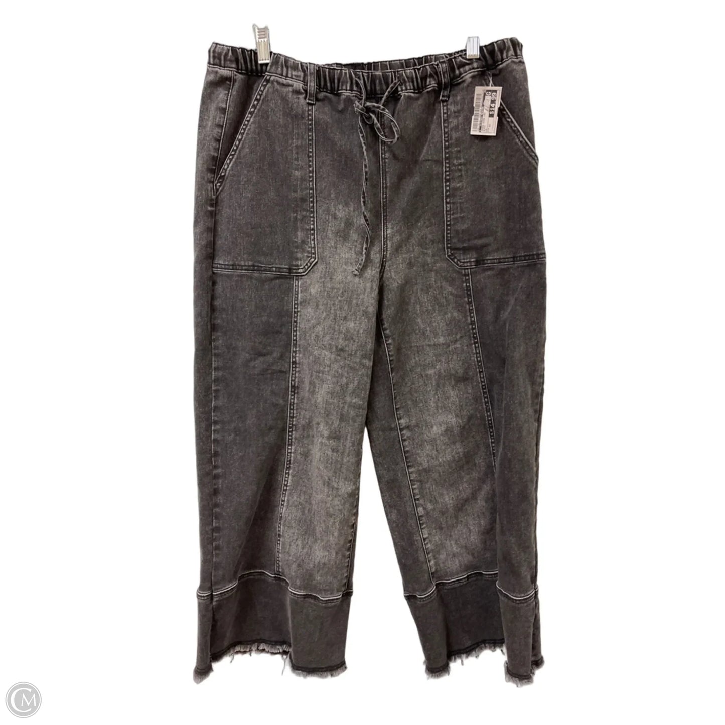 Jeans Wide Leg By Clothes Mentor In Black, Size: 12