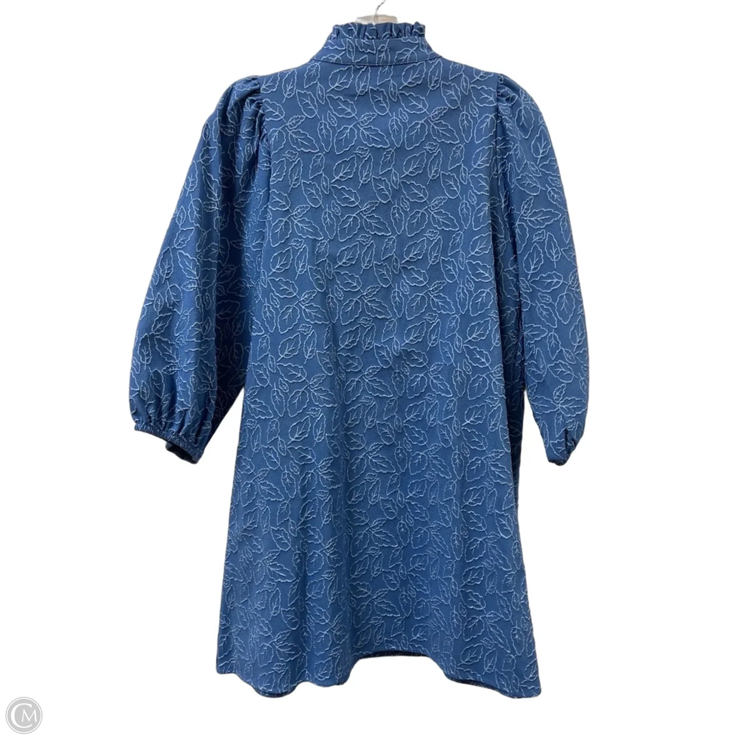 Dress Casual Midi By Clothes Mentor In Blue, Size: L