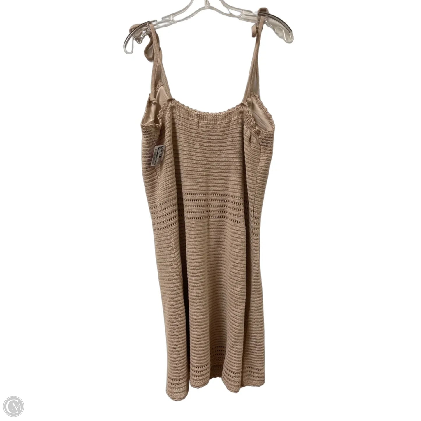 Dress Casual Midi By Pink Republic In Tan, Size: Xl