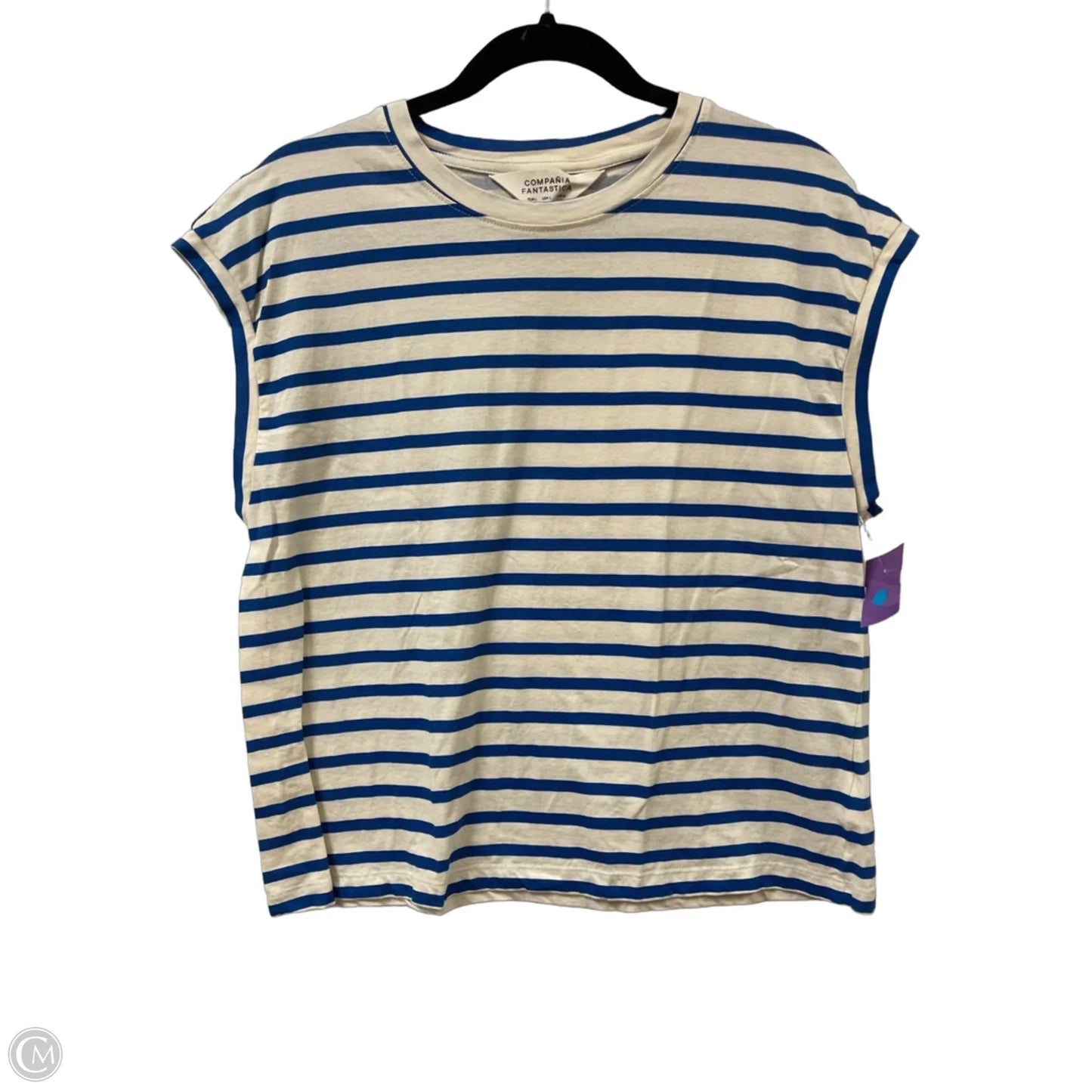 Top Sleeveless By Clothes Mentor In Striped Pattern, Size: L
