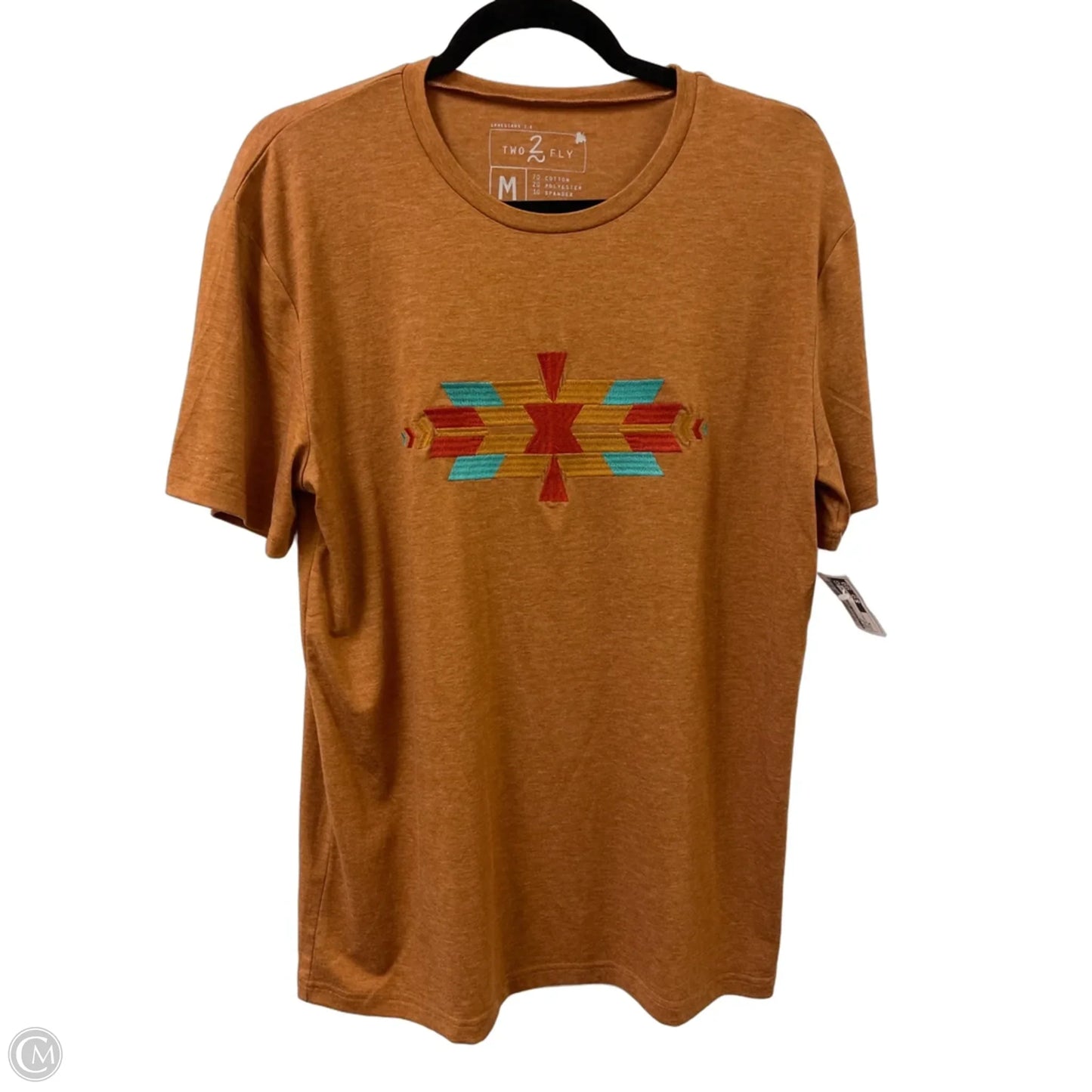Top Short Sleeve By Clothes Mentor In Orange, Size: M