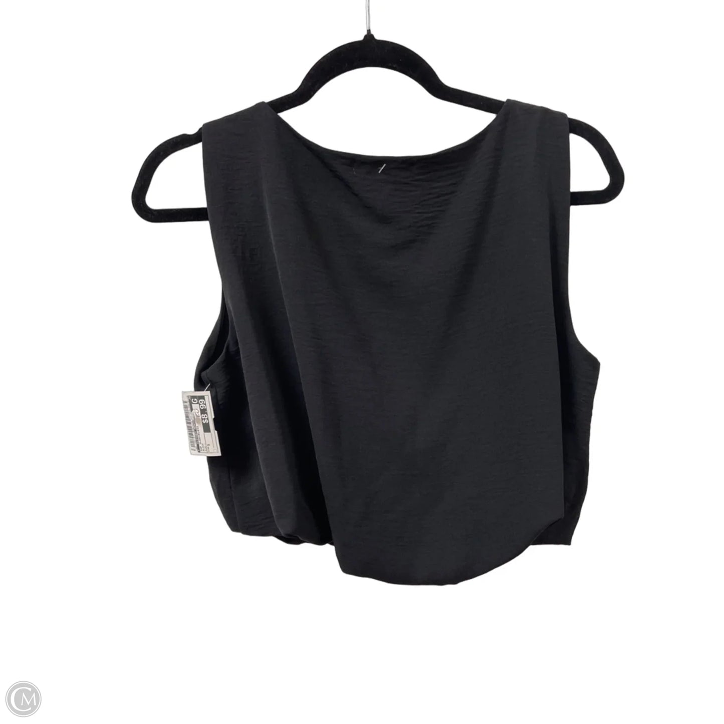 Top Sleeveless By Clothes Mentor In Black, Size: S