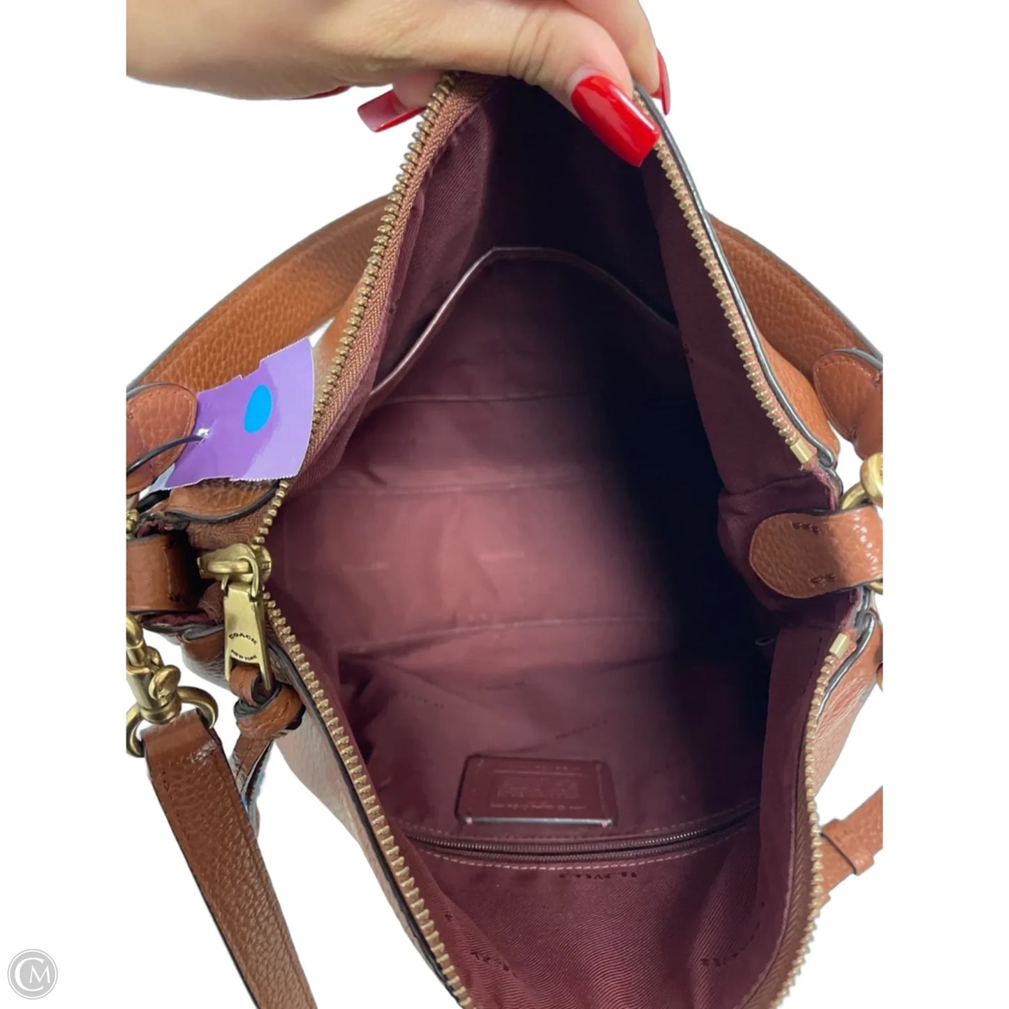 Handbag Designer By Coach, Size: Medium