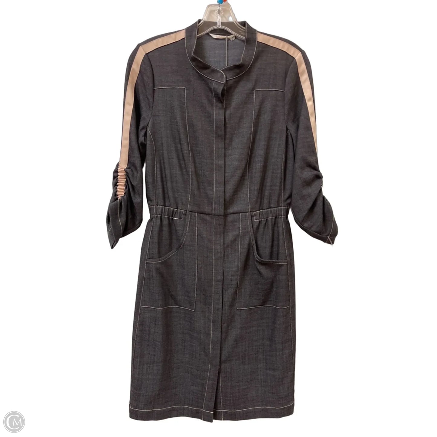 Dress Casual Midi By Cma In Navy, Size: S