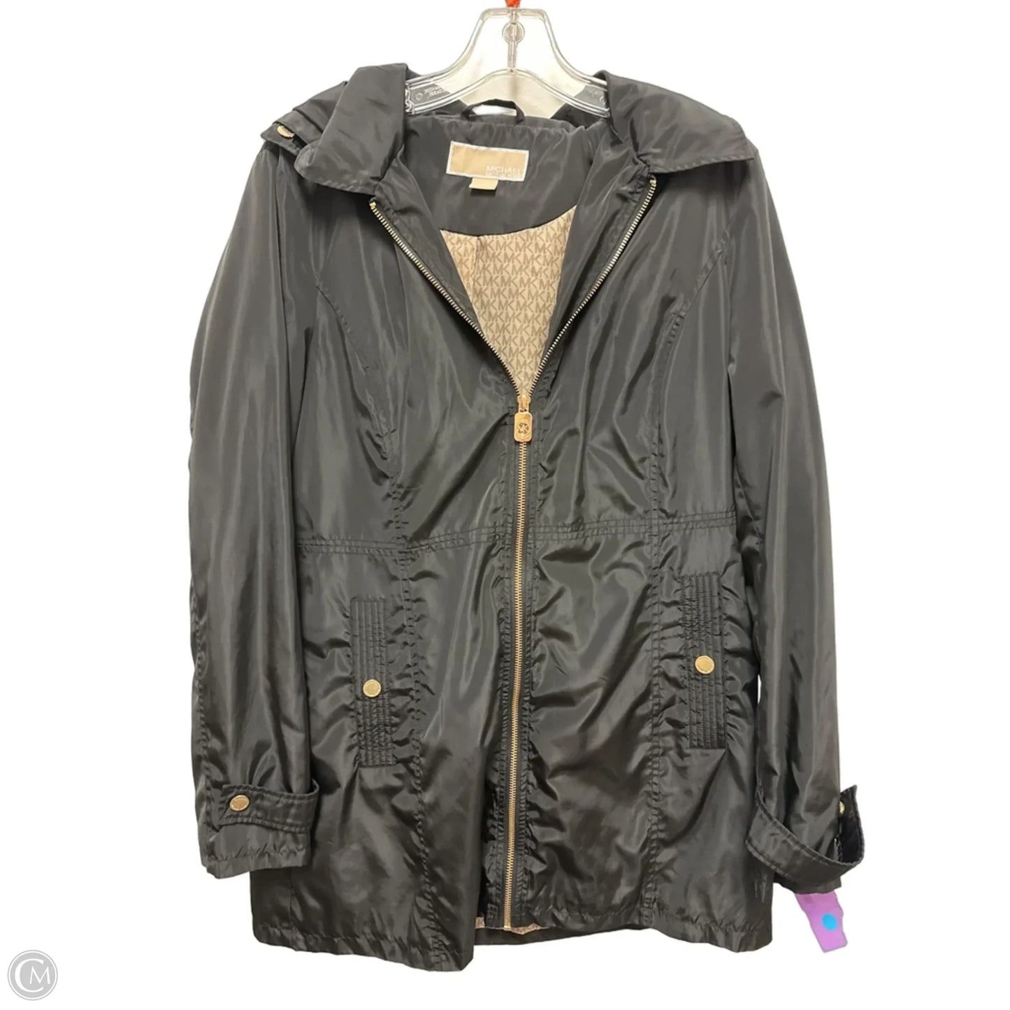 Coat Designer By Michael Kors Collection In Black, Size: M