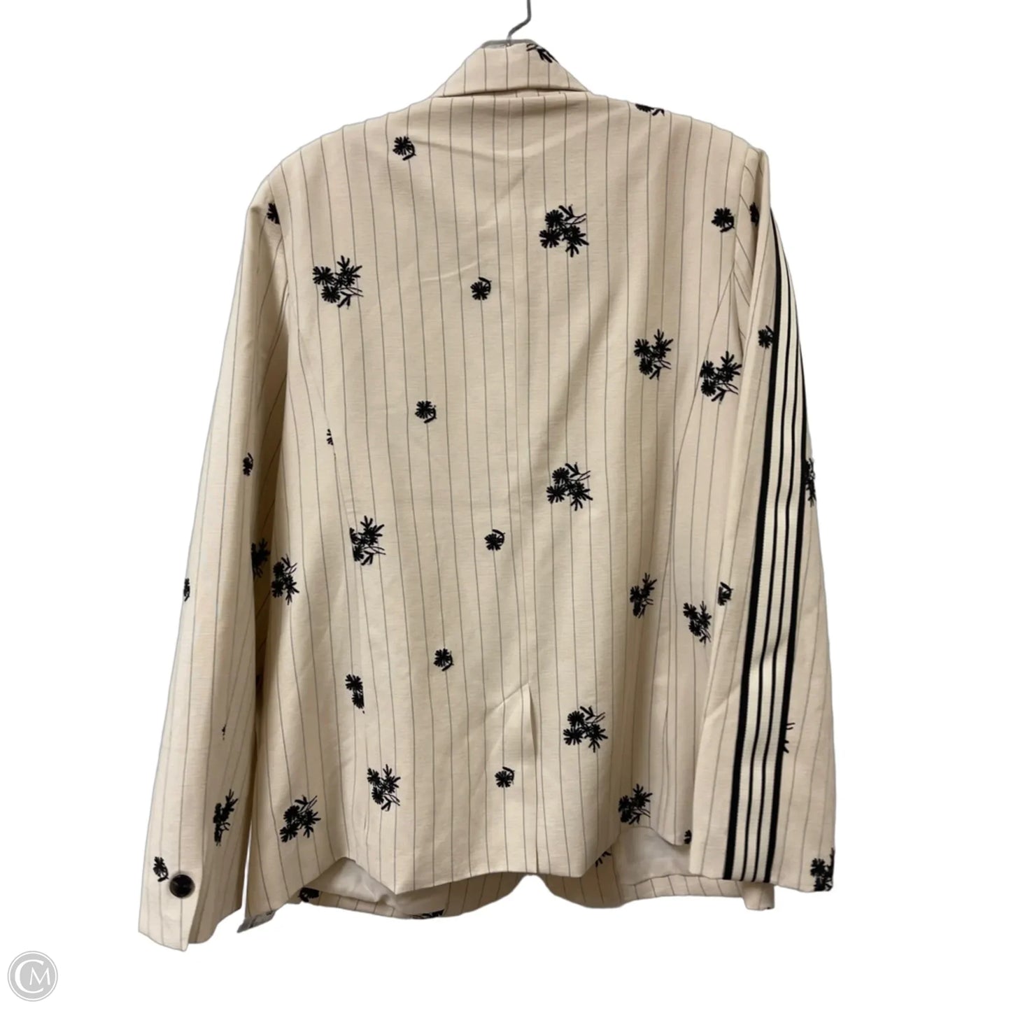 Blazer By Clothes Mentor In Cream, Size: L