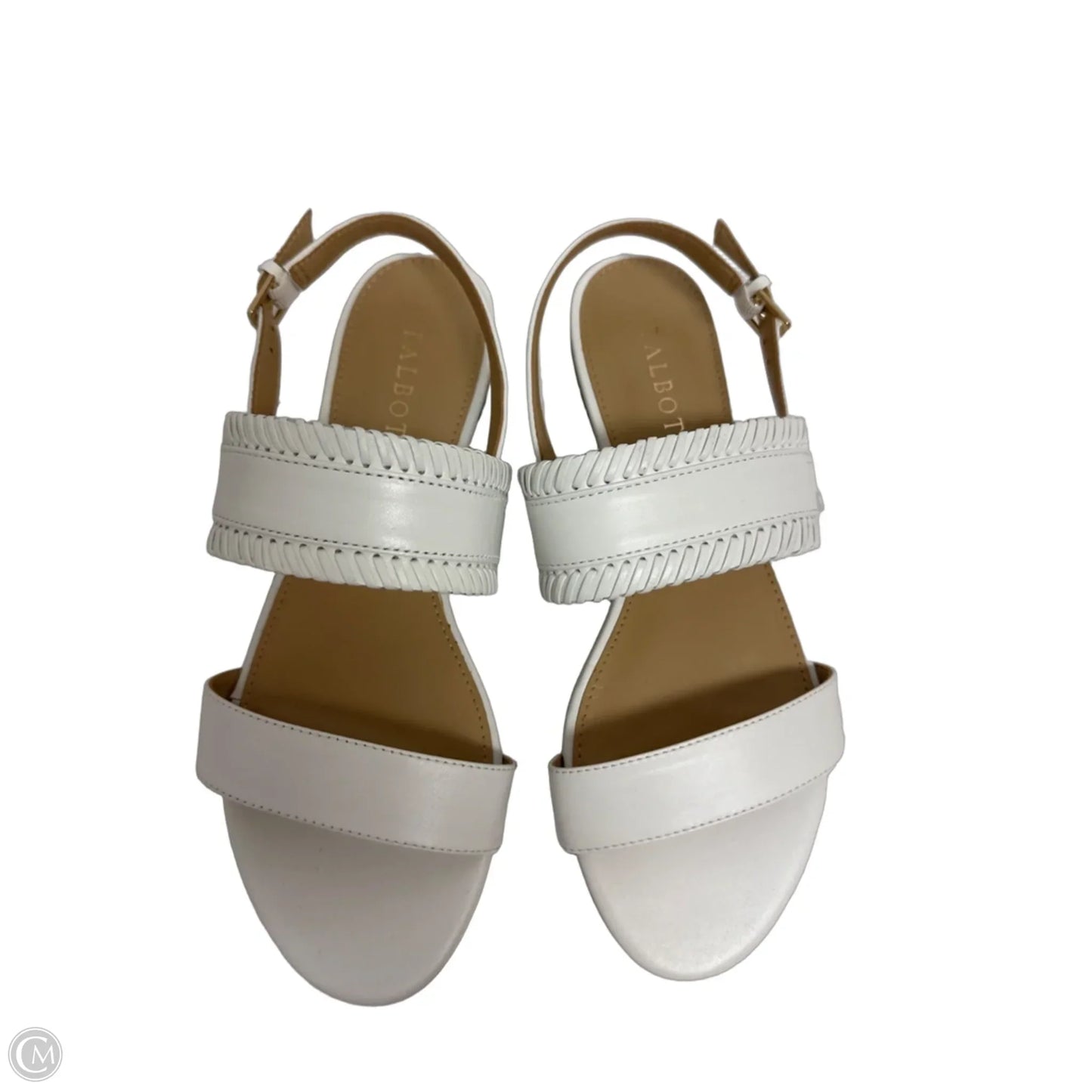 Sandals Flats By Talbots In White, Size: 7.5