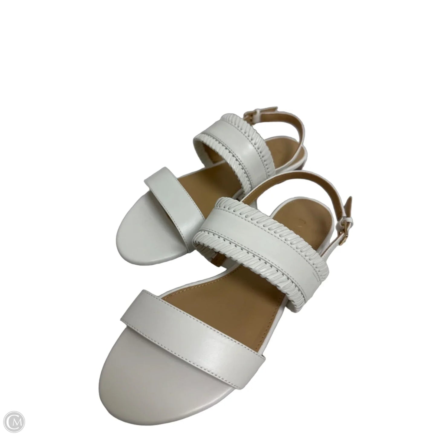 Sandals Flats By Talbots In White, Size: 7.5