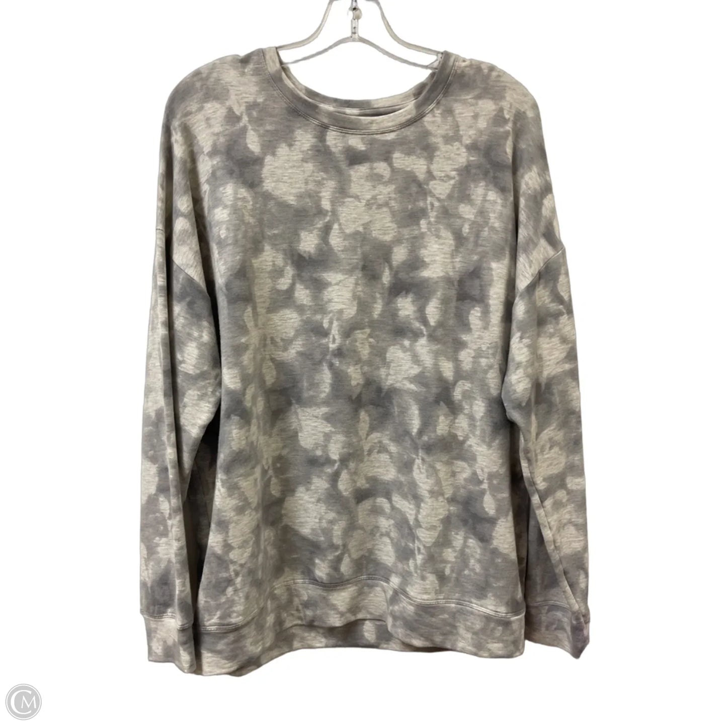 Athletic Sweatshirt Crewneck By Athleta In Grey, Size: M