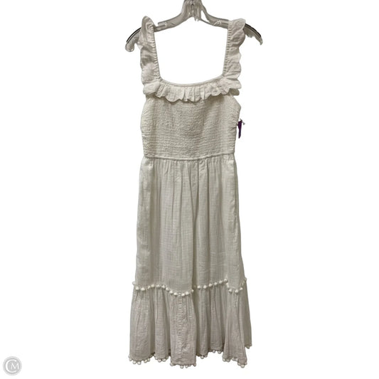 Dress Casual Midi By Crown And Ivy In White, Size: S