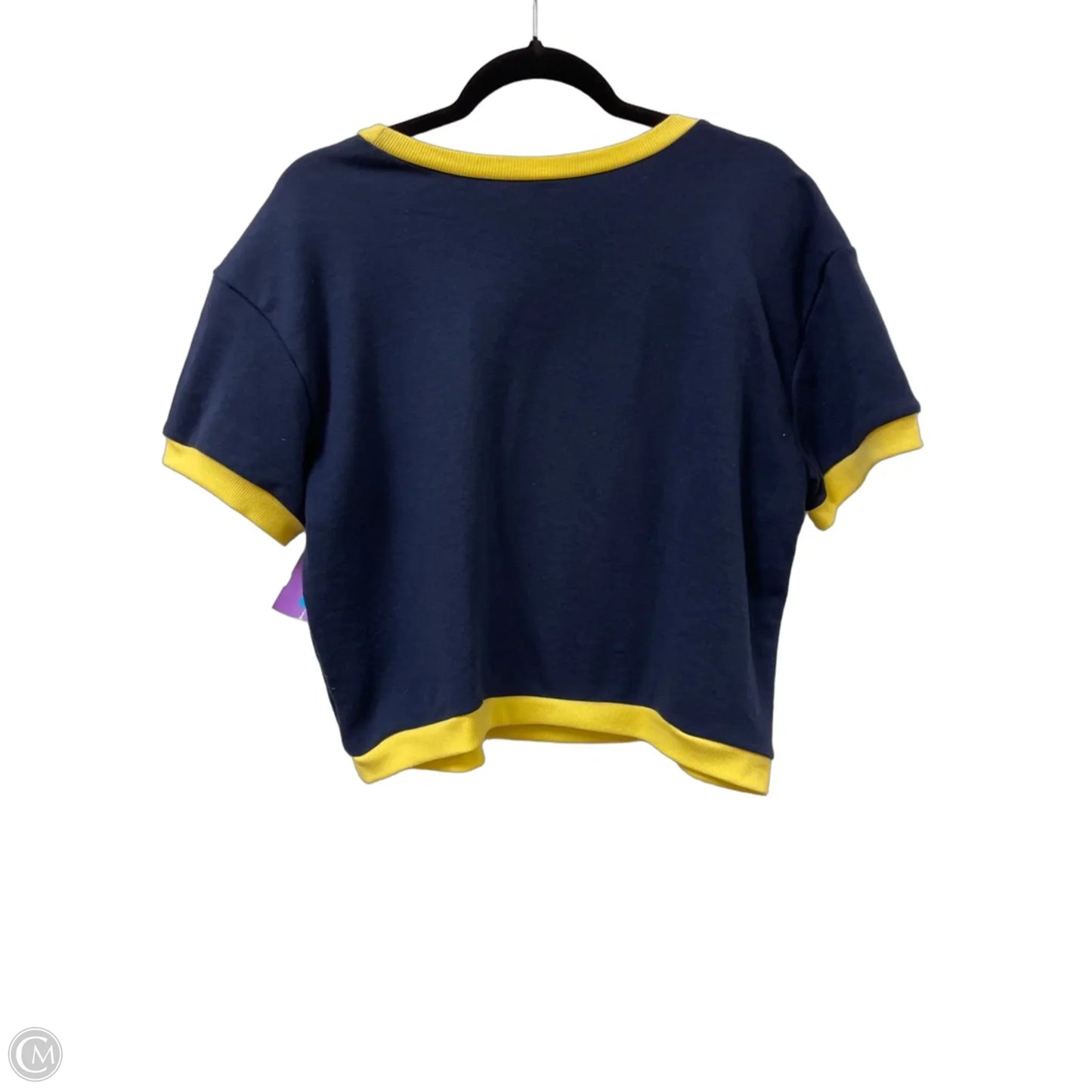 Top Short Sleeve By Daily Practice By Anthropologie In Navy, Size: L