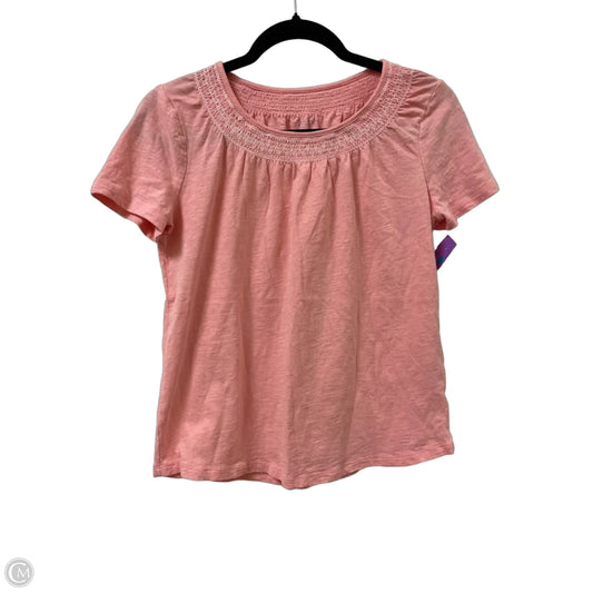 Top Short Sleeve By Talbots In Pink, Size: Sp