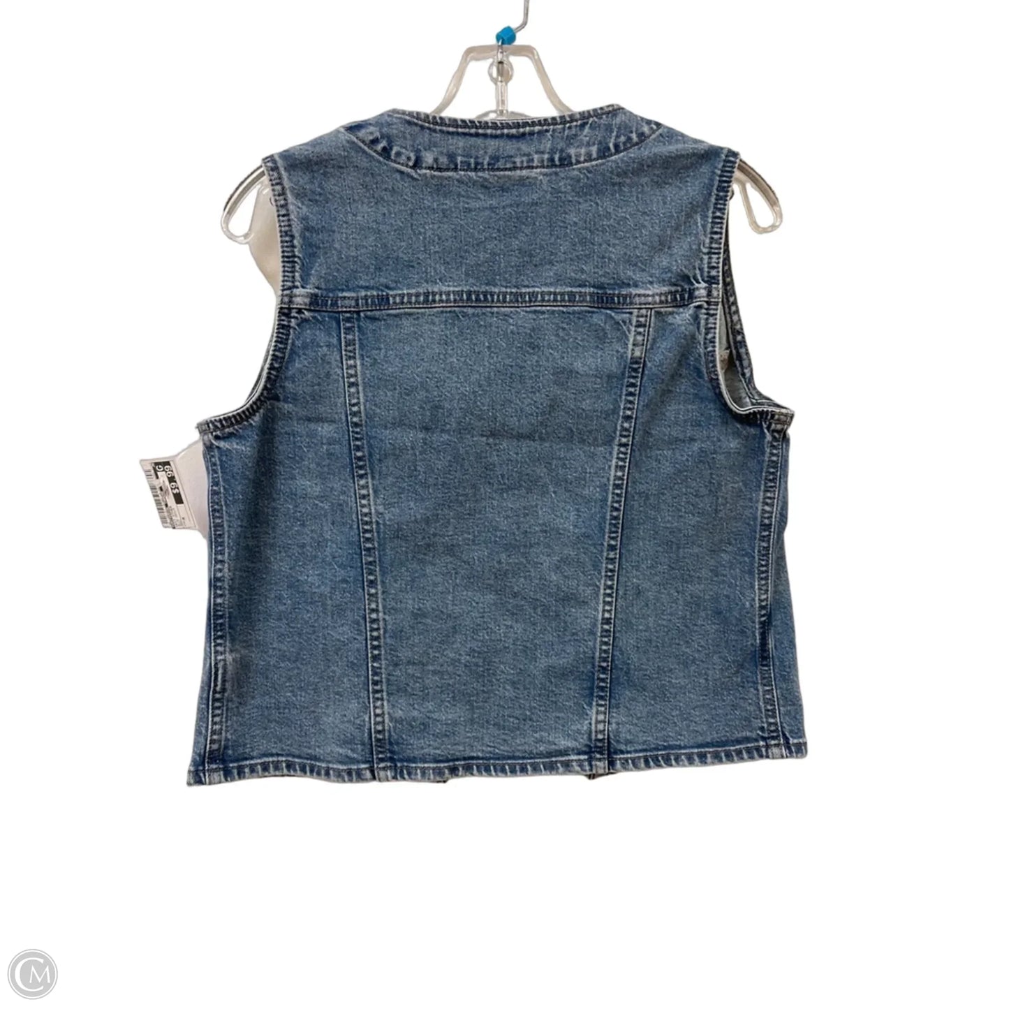 Vest Other By Universal Thread In Blue Denim, Size: M