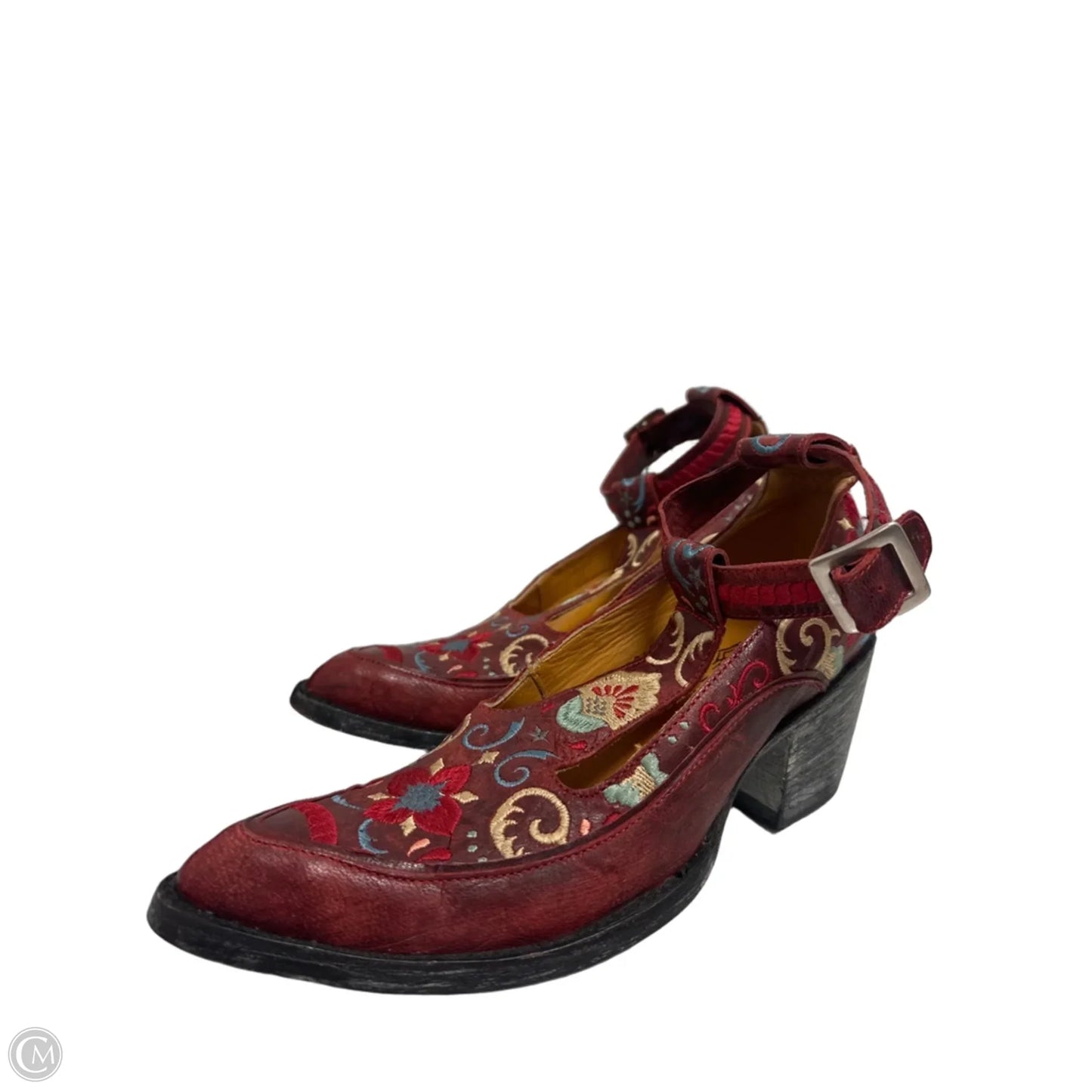 Boots Ankle Heels By Old Gringo In Red, Size: 7