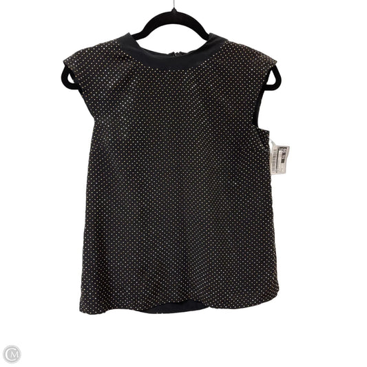 Top Sleeveless By H&m In Black, Size: S