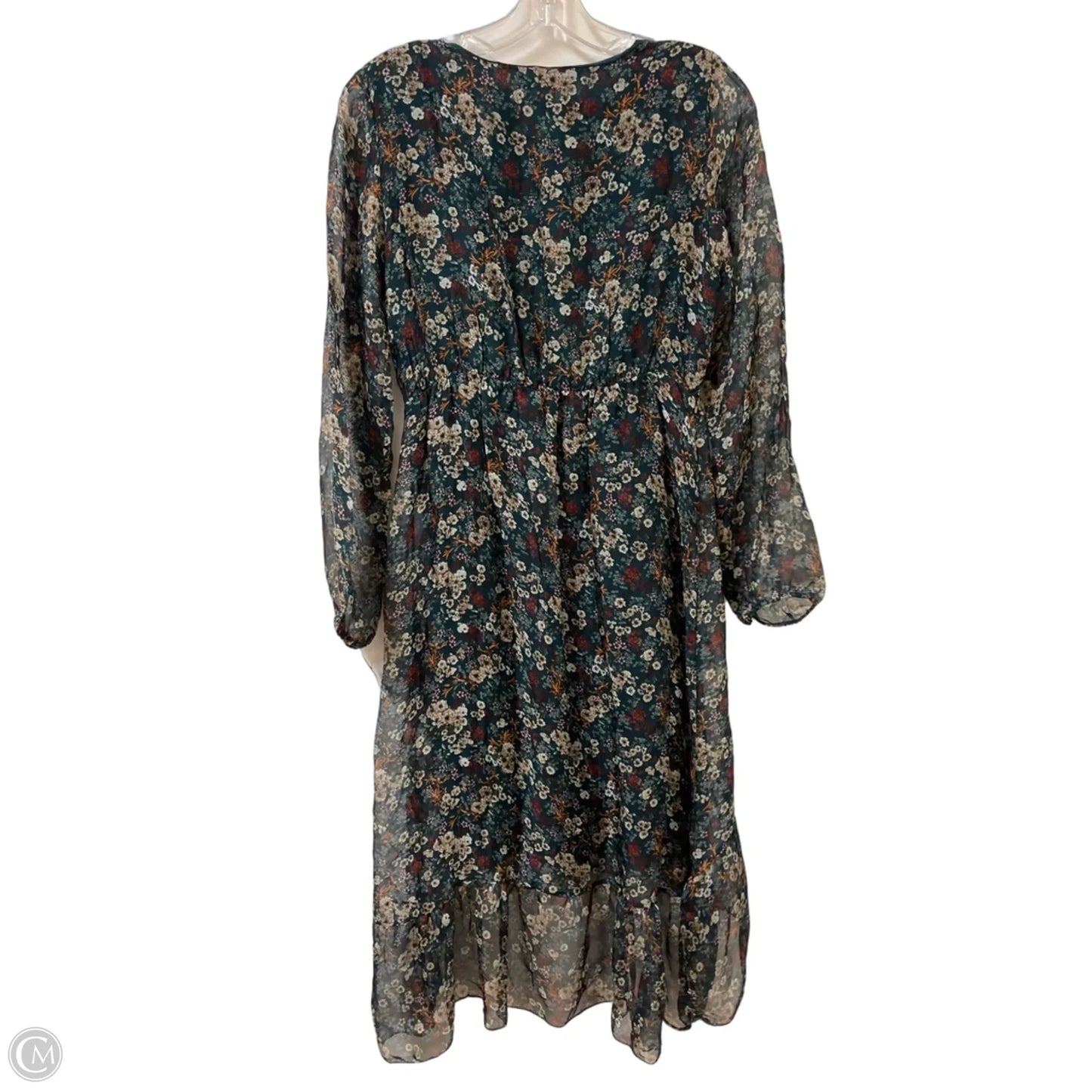 Dress Casual Midi By Clothes Mentor In Floral Print, Size: S