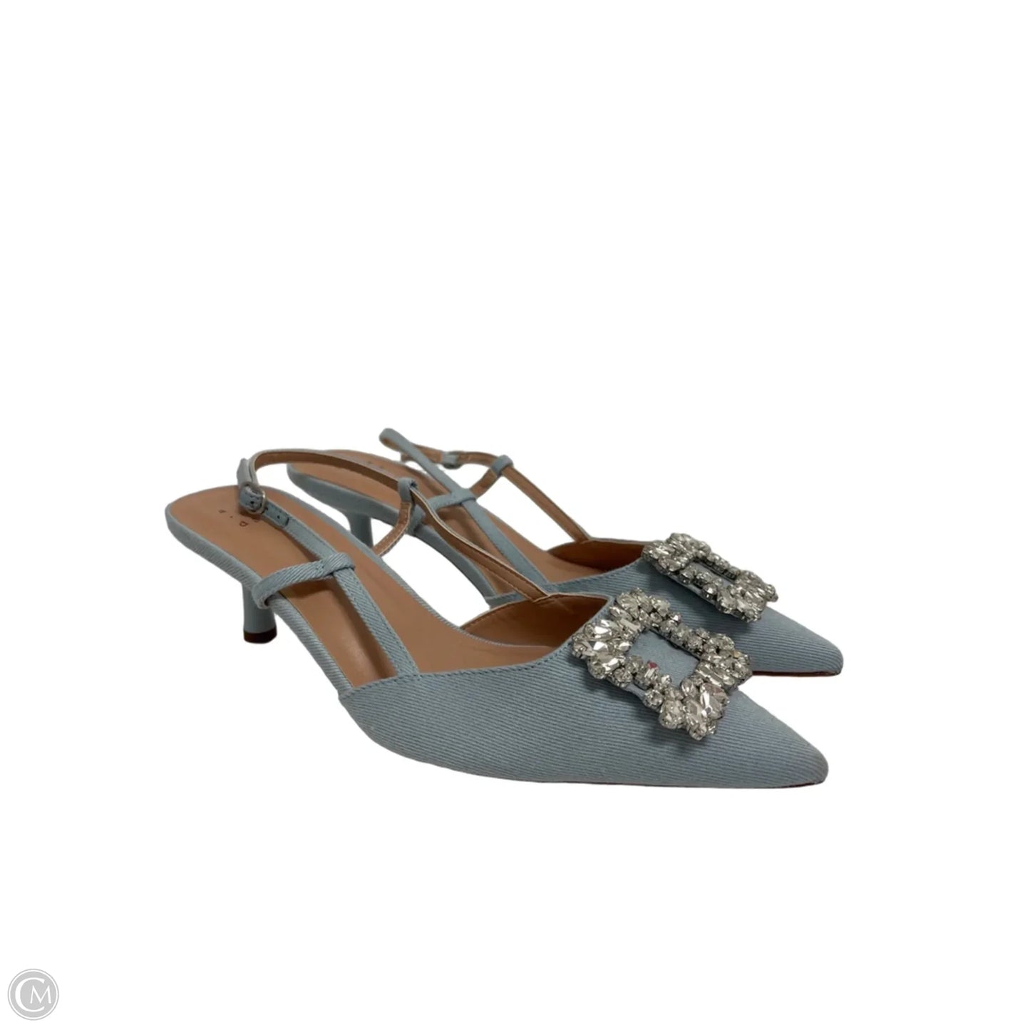 Shoes Heels Kitten By A New Day In Blue, Size: 10
