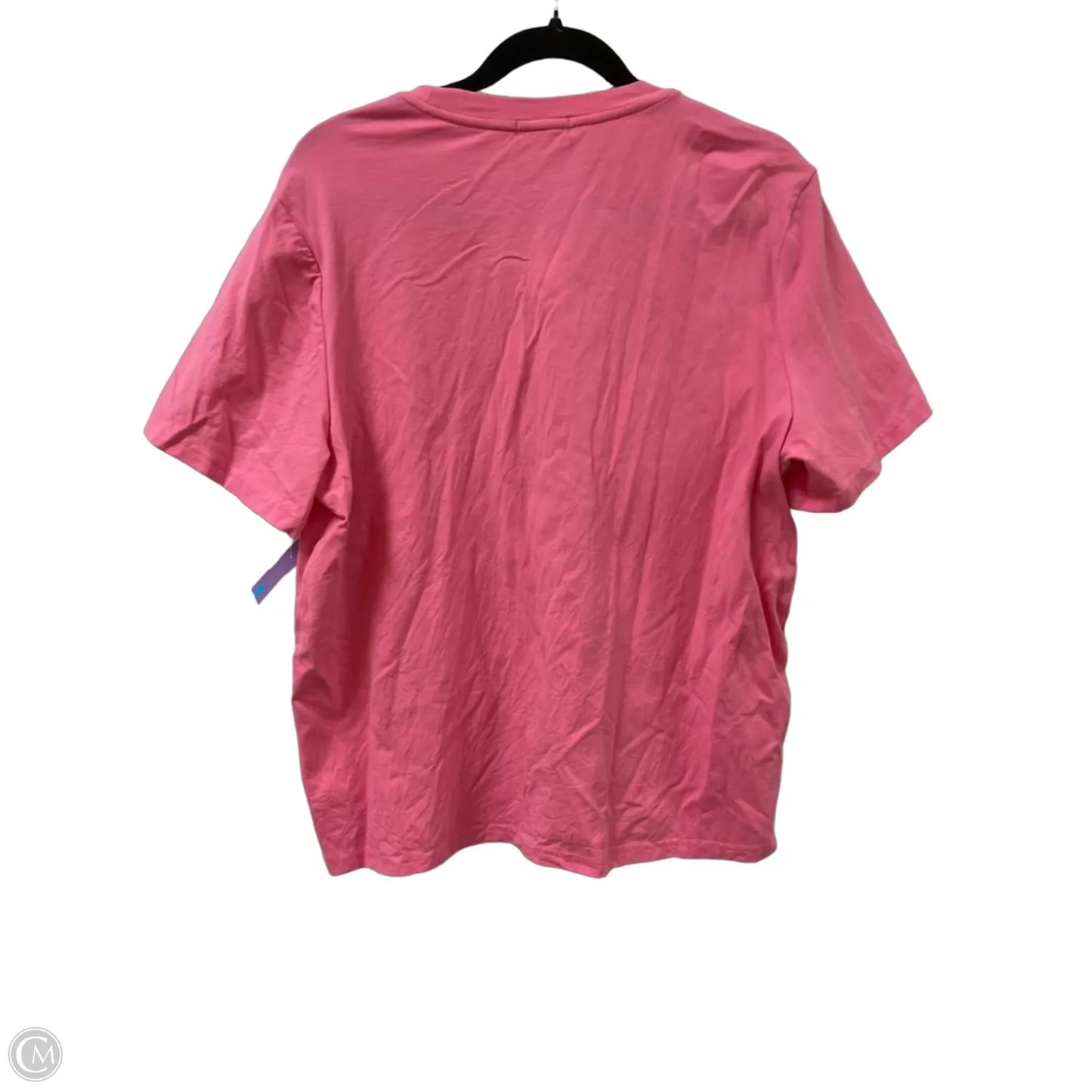 Top Short Sleeve By Clothes Mentor In Plaid Pattern, Size: M