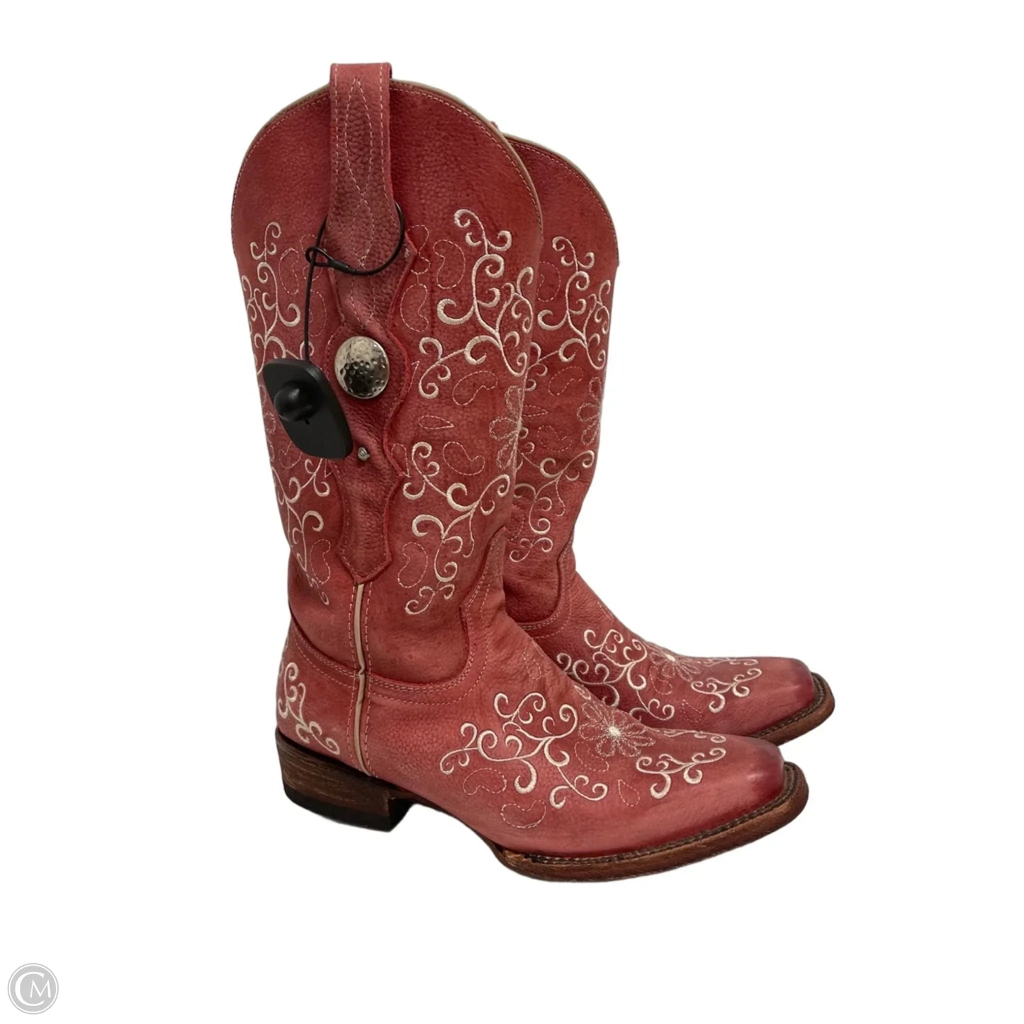 Boots Western By Cma In Red, Size: 9.5