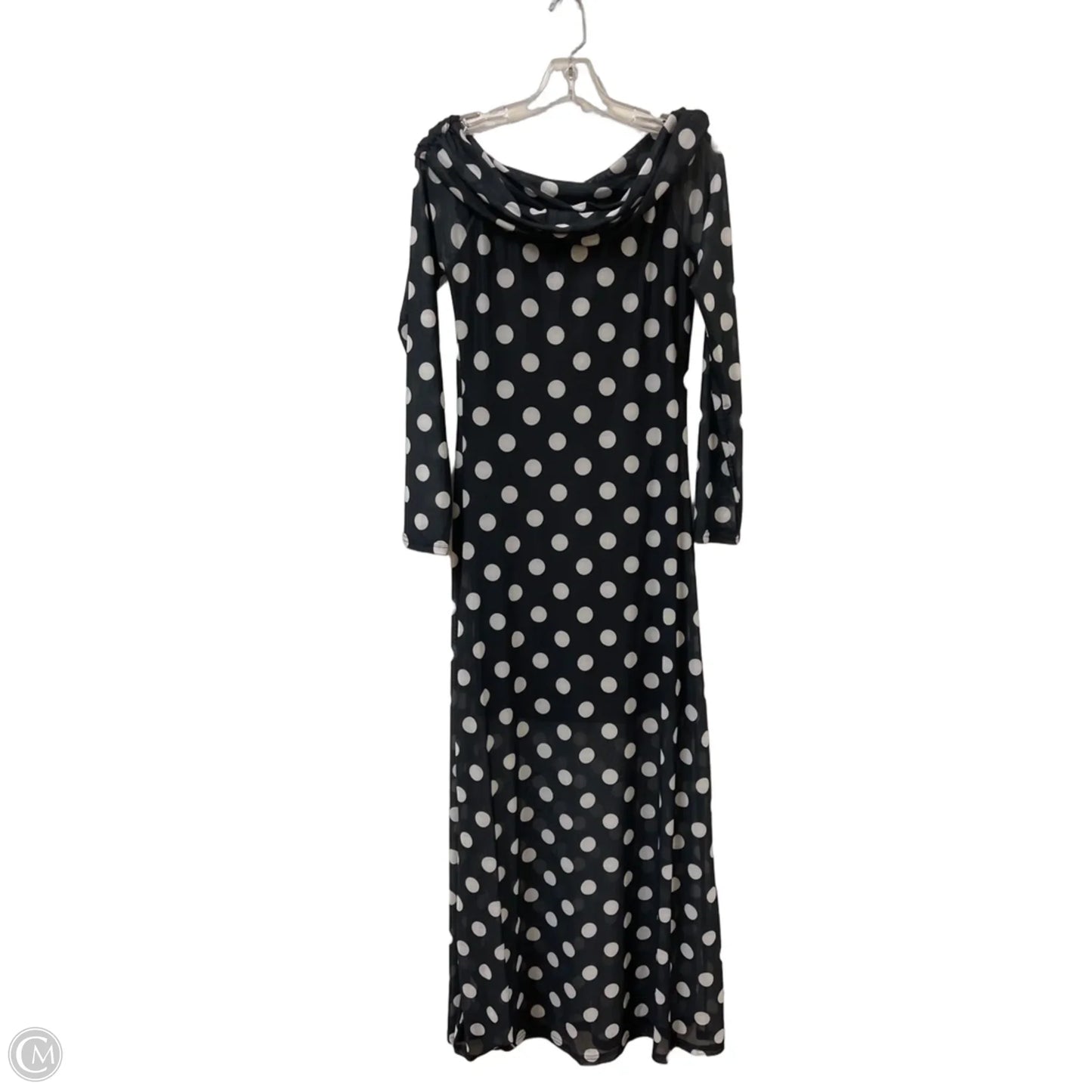 Dress Casual Maxi By Clothes Mentor In Polkadot Pattern, Size: L
