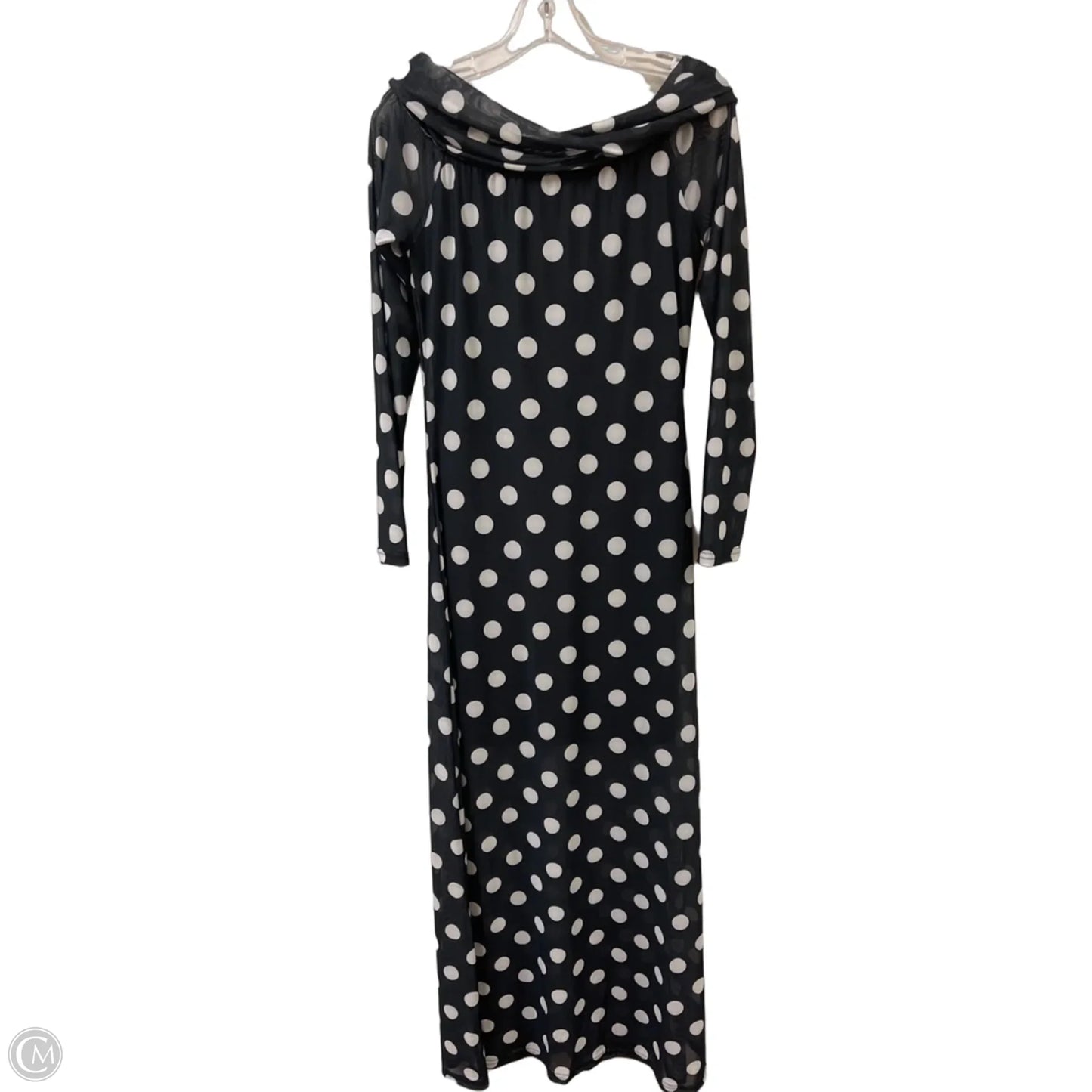 Dress Casual Maxi By Clothes Mentor In Polkadot Pattern, Size: L