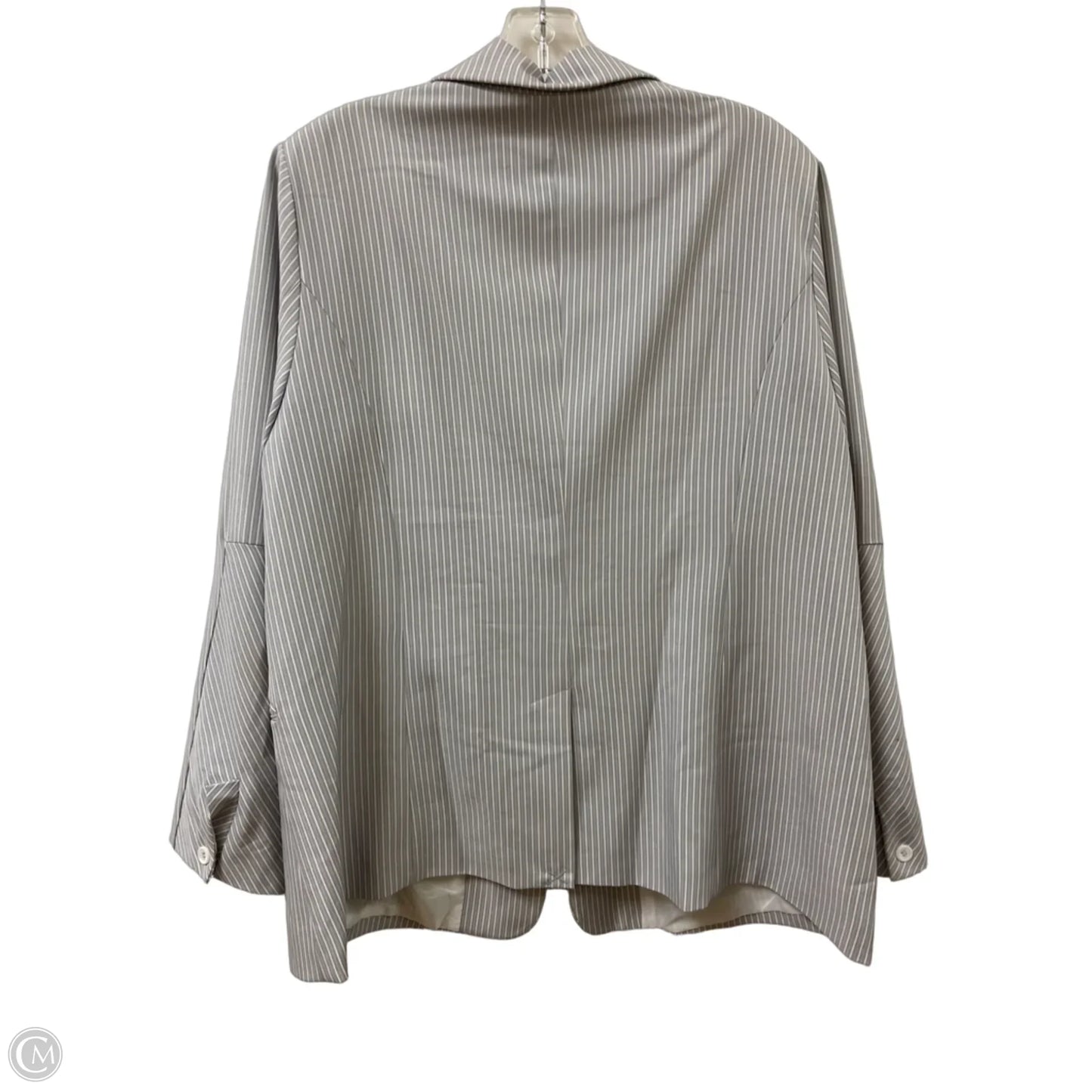 Blazer By Adrianna Papell In Grey, Size: Xl