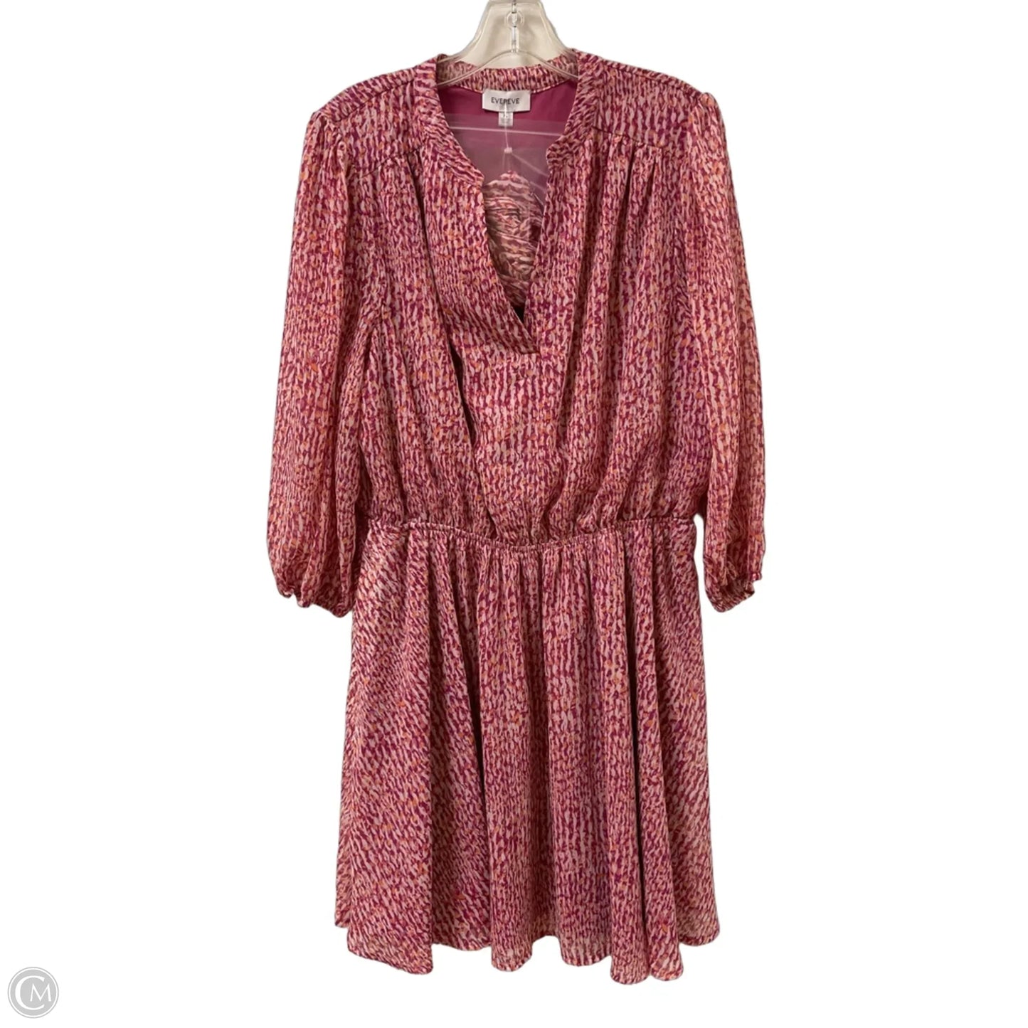 Dress Casual Midi By Evereve In Pink, Size: Xl