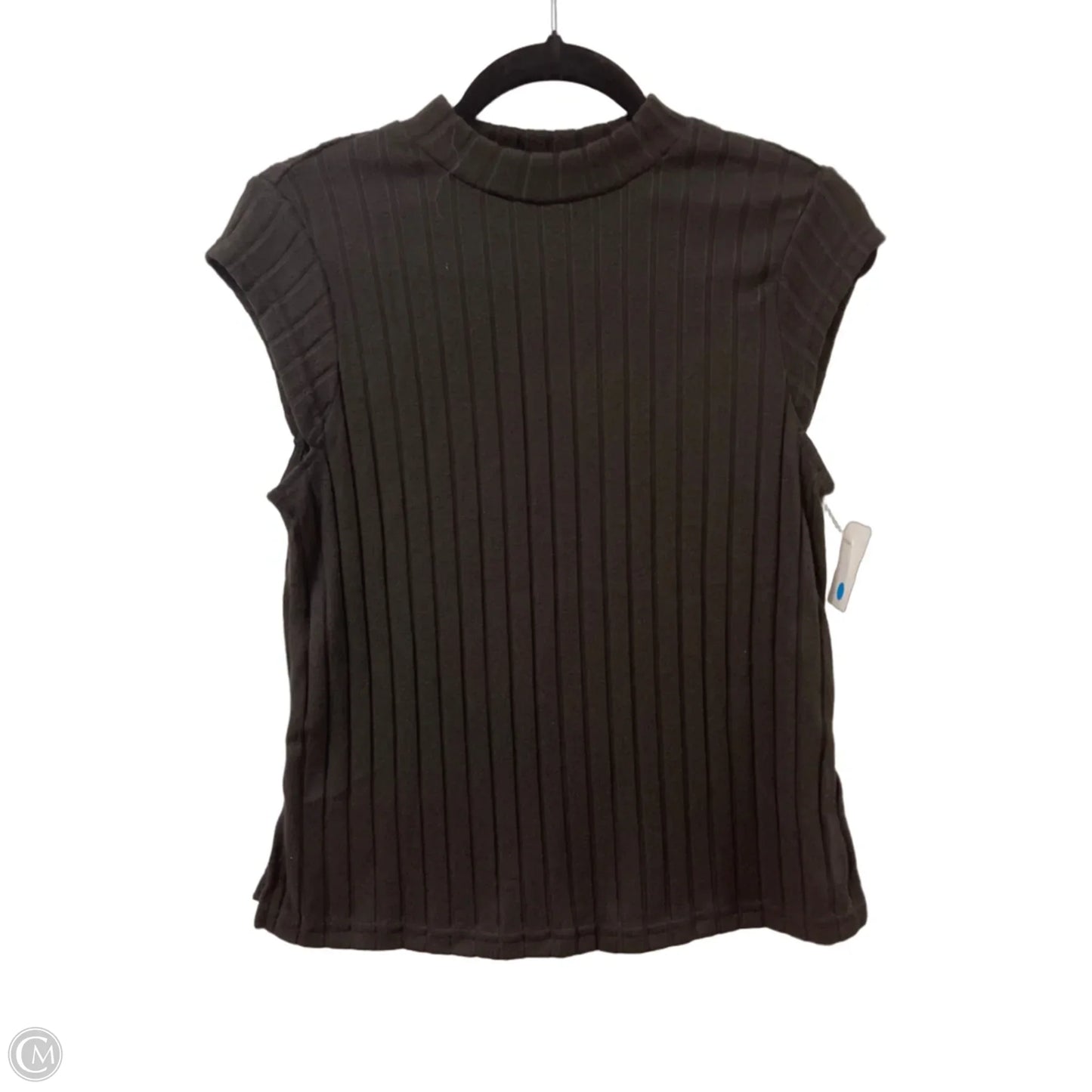 Top Sleeveless By Clothes Mentor In Black, Size: L