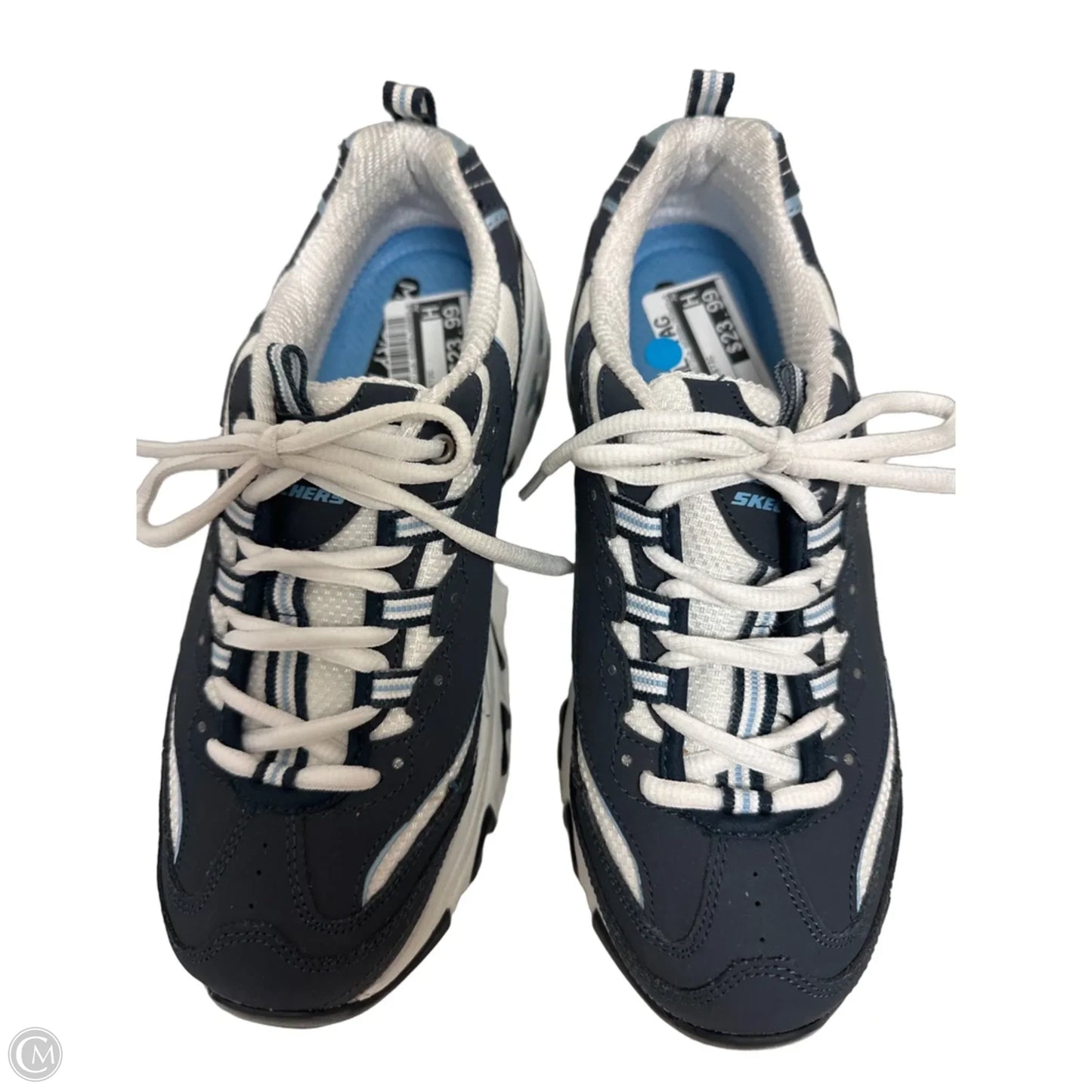 Shoes Athletic By Skechers In Navy, Size: 8