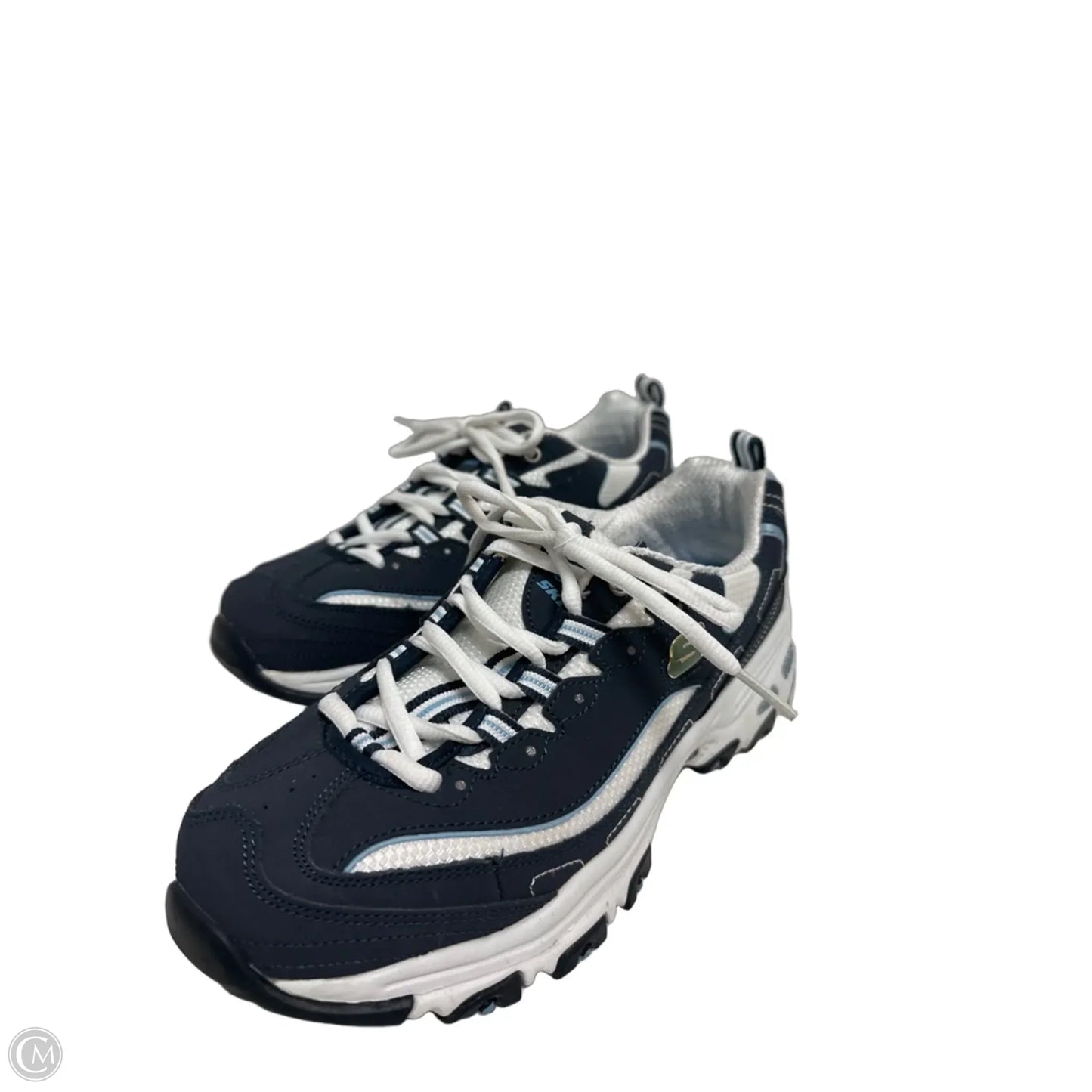 Shoes Athletic By Skechers In Navy, Size: 8