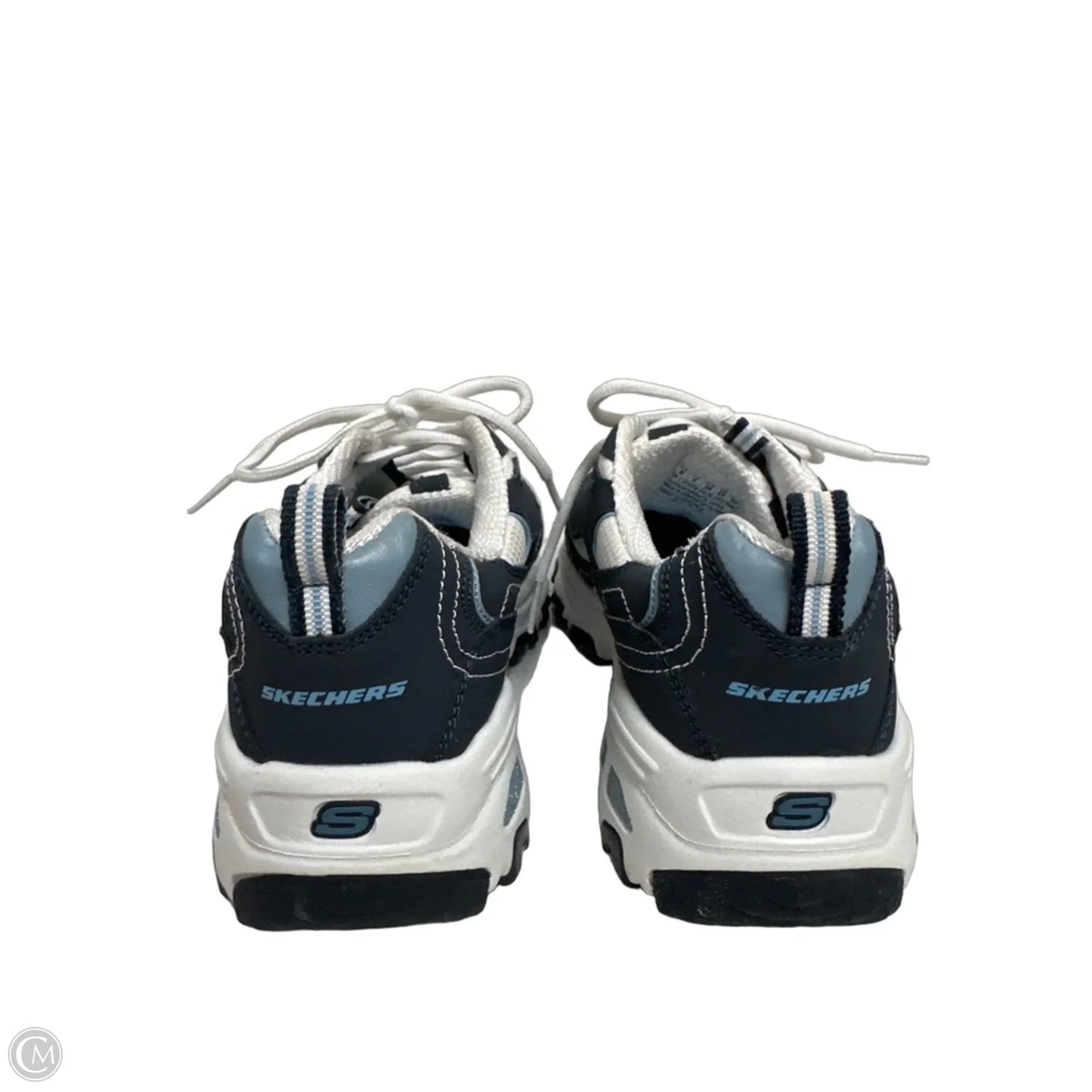 Shoes Athletic By Skechers In Navy, Size: 8