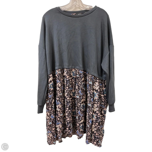 Dress Casual Midi By Clothes Mentor In Grey, Size: M