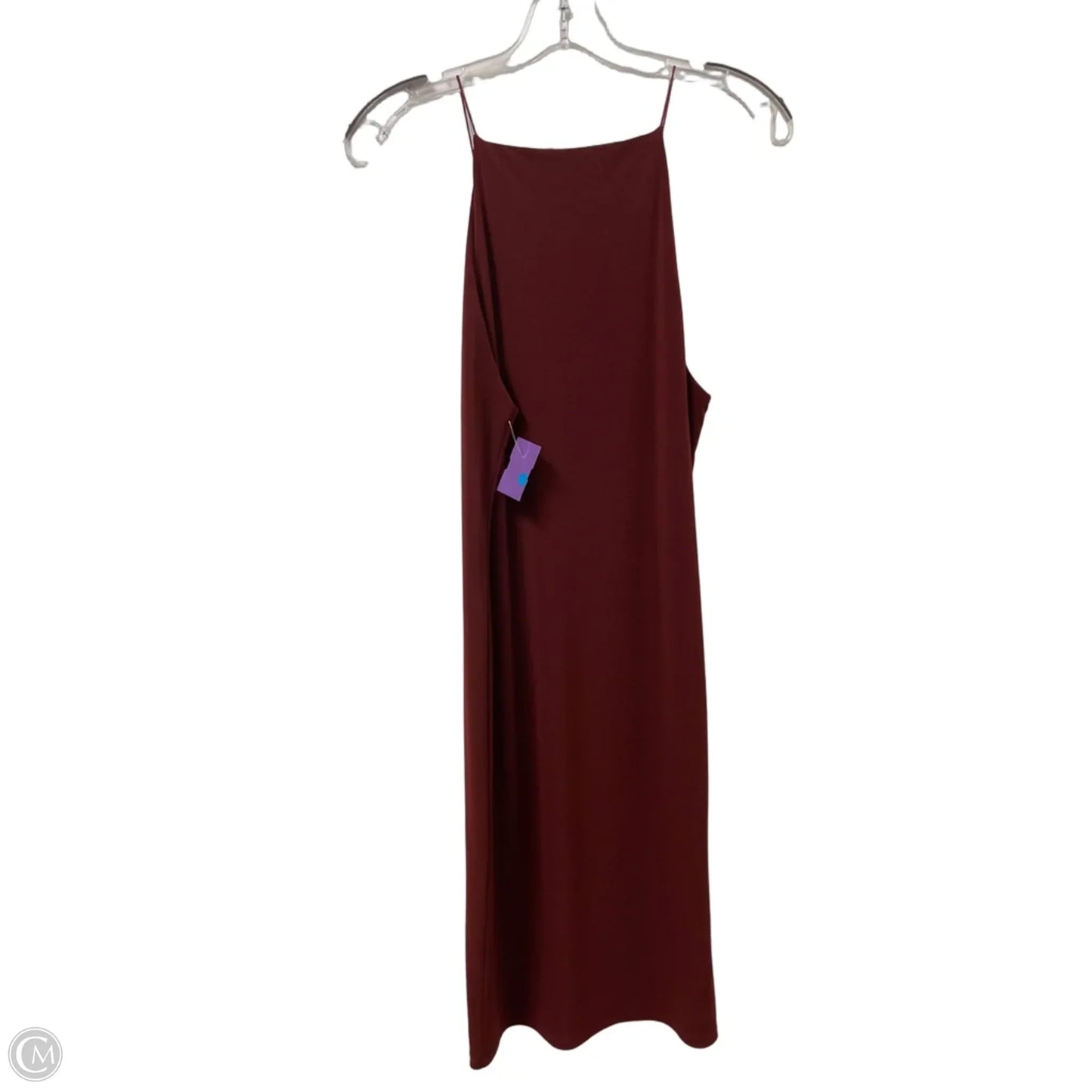 Dress Casual Midi By Forever 21 In Red, Size: L