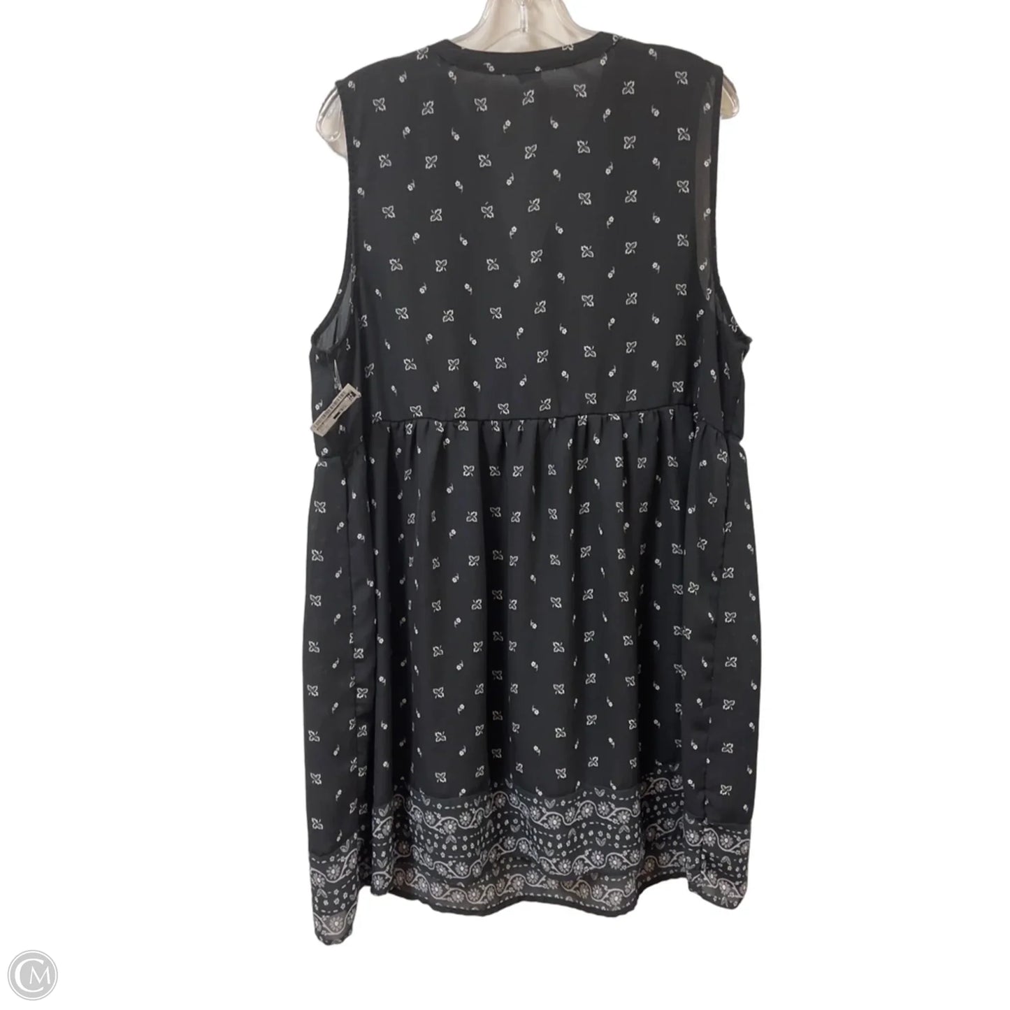 Dress Casual Midi By Old Navy In Black, Size: Xl