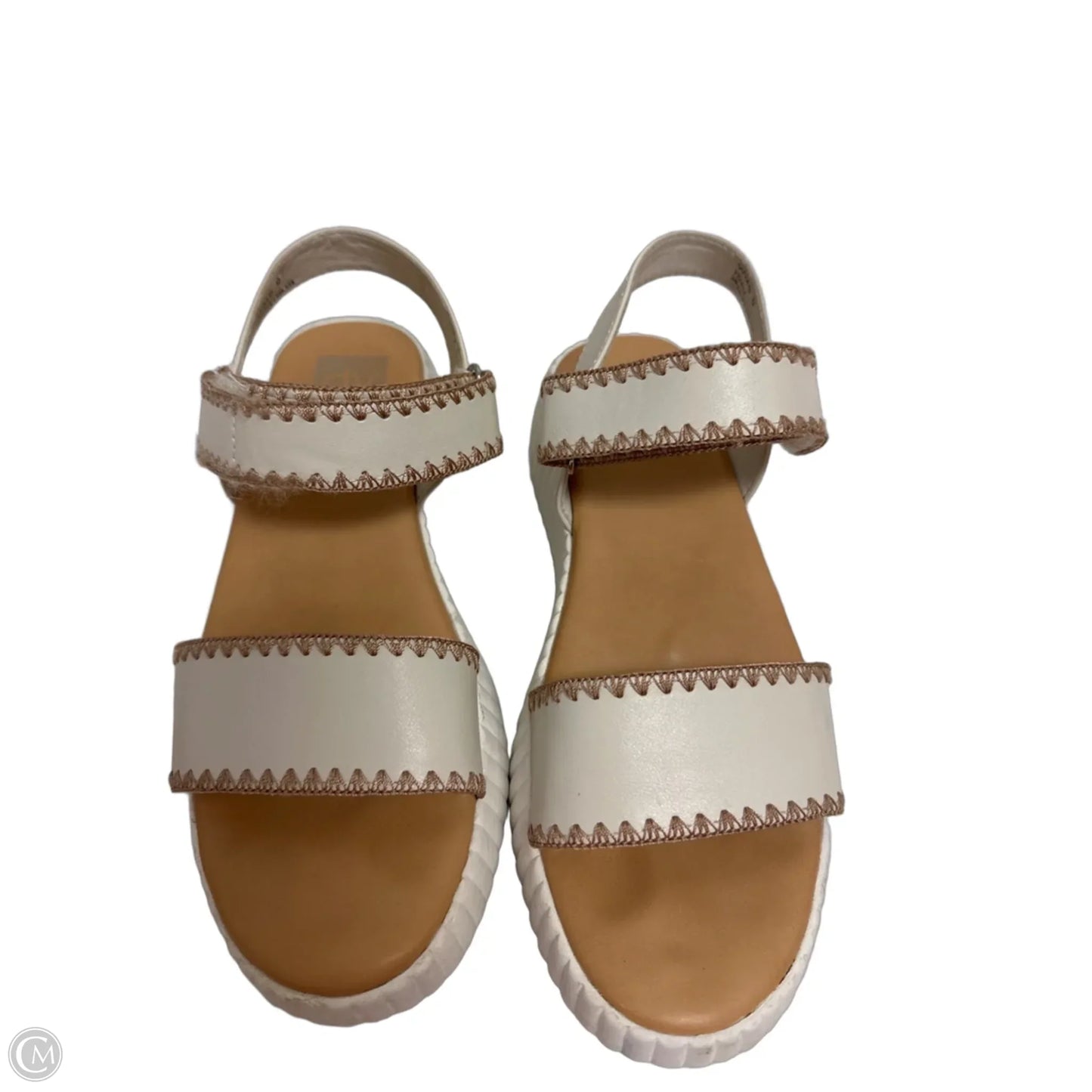 Sandals Heels Platform By Dolce Vita In Cream, Size: 9