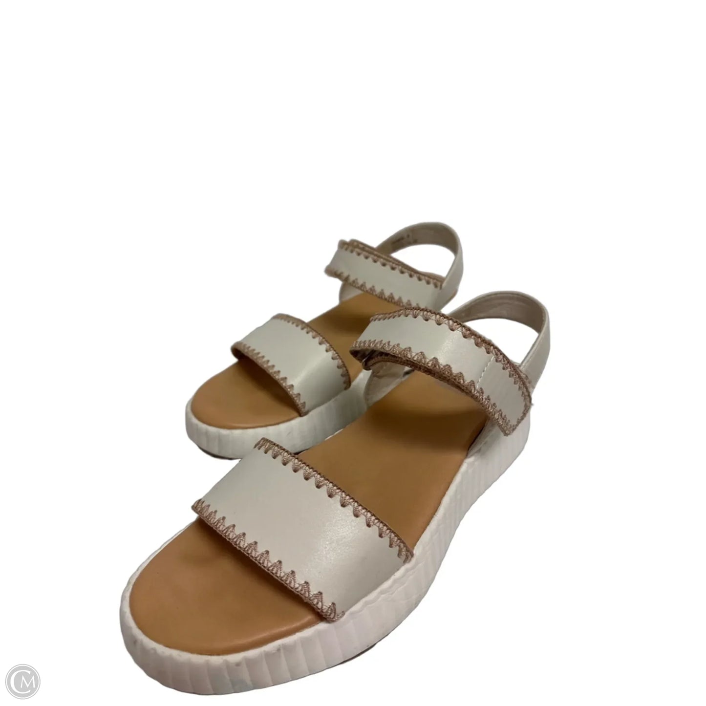 Sandals Heels Platform By Dolce Vita In Cream, Size: 9