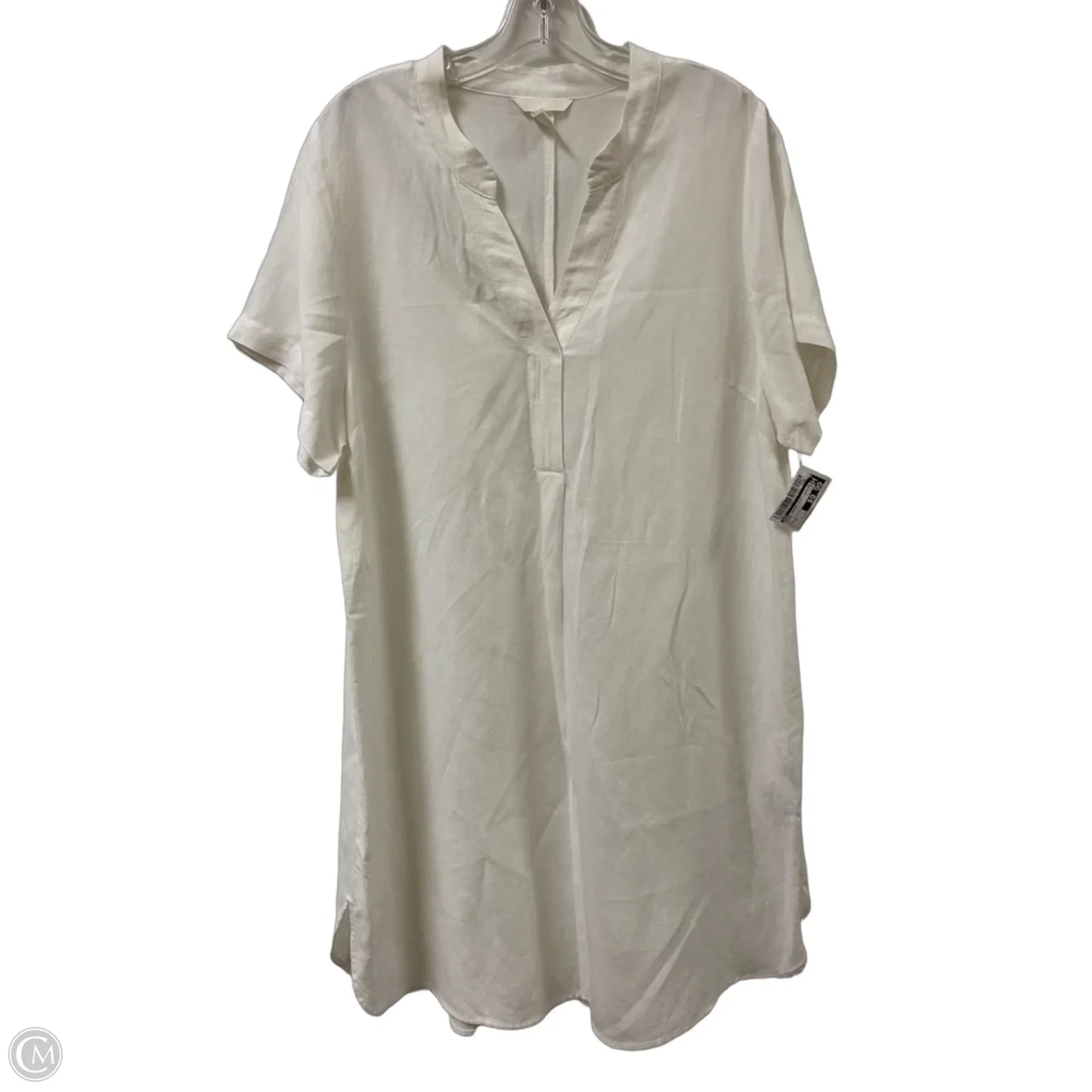 Dress Casual Midi By H&m In White, Size: M