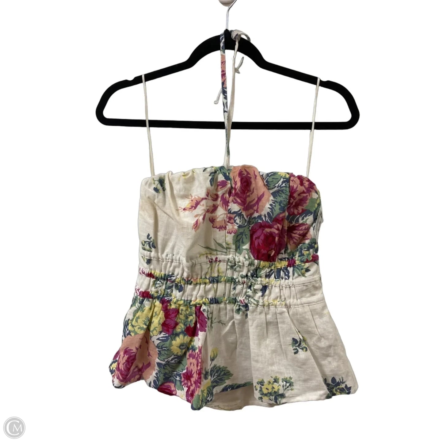 Top Sleeveless By Anthropologie In Floral Print, Size: S