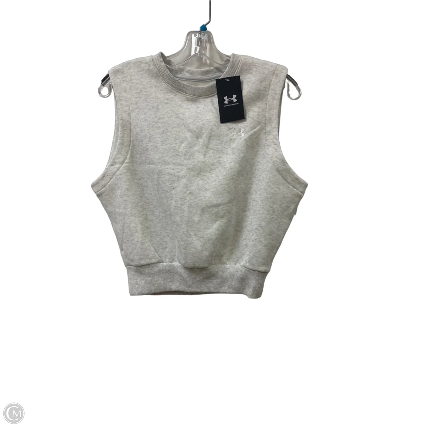 Athletic Tank Top By Under Armour In Grey, Size: M