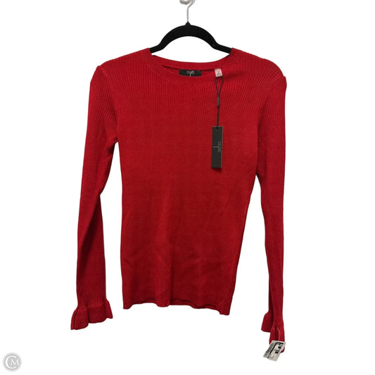 Sweater By Tahari In Red, Size: M