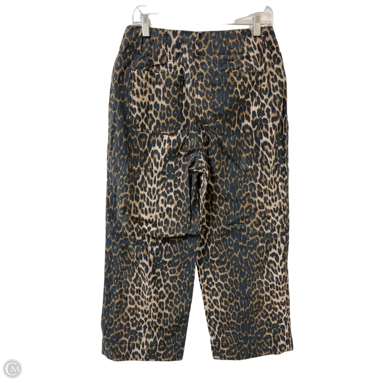Pants Wide Leg By Nicole Miller In Leopard Print, Size: 6