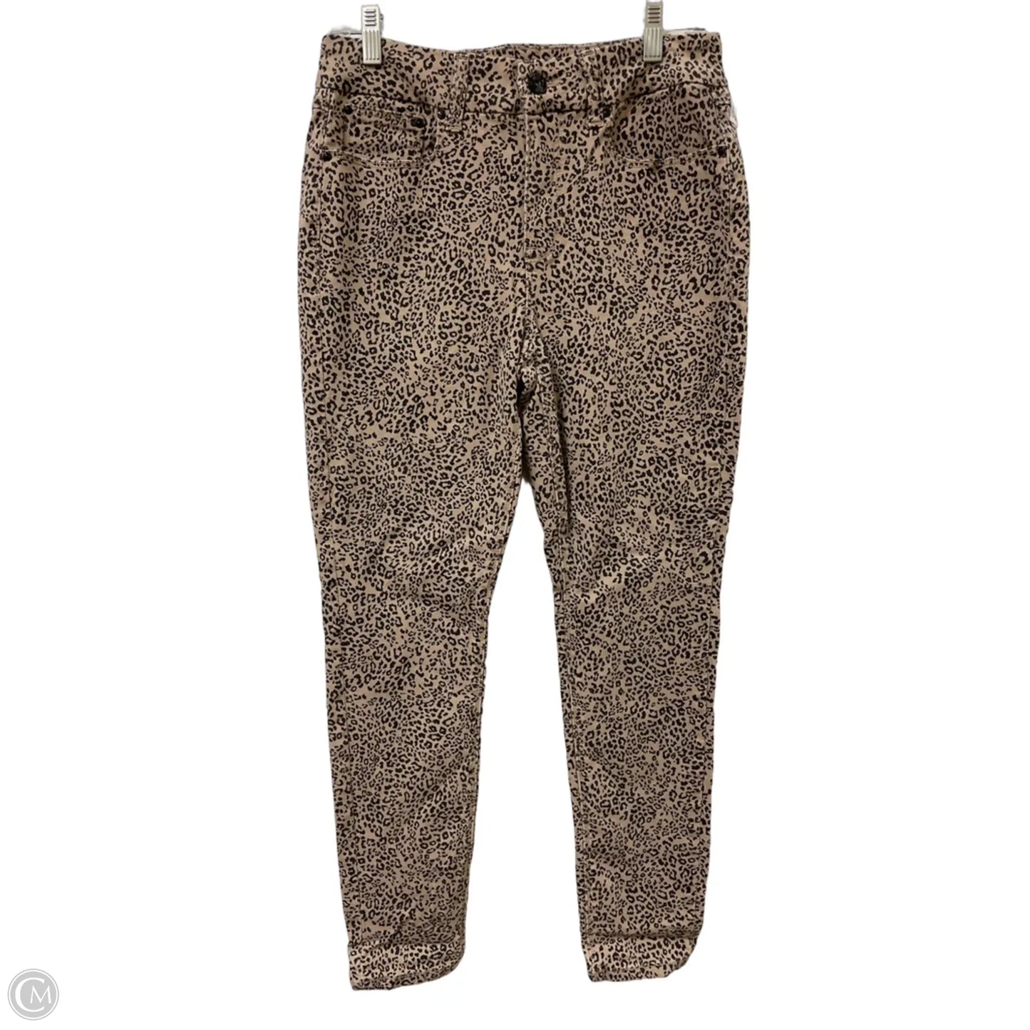 Jeans Skinny By Seven 7 In Animal Print, Size: 8