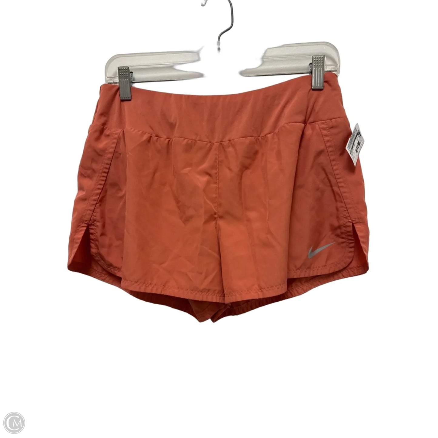 Athletic Shorts By Nike In Orange, Size: L