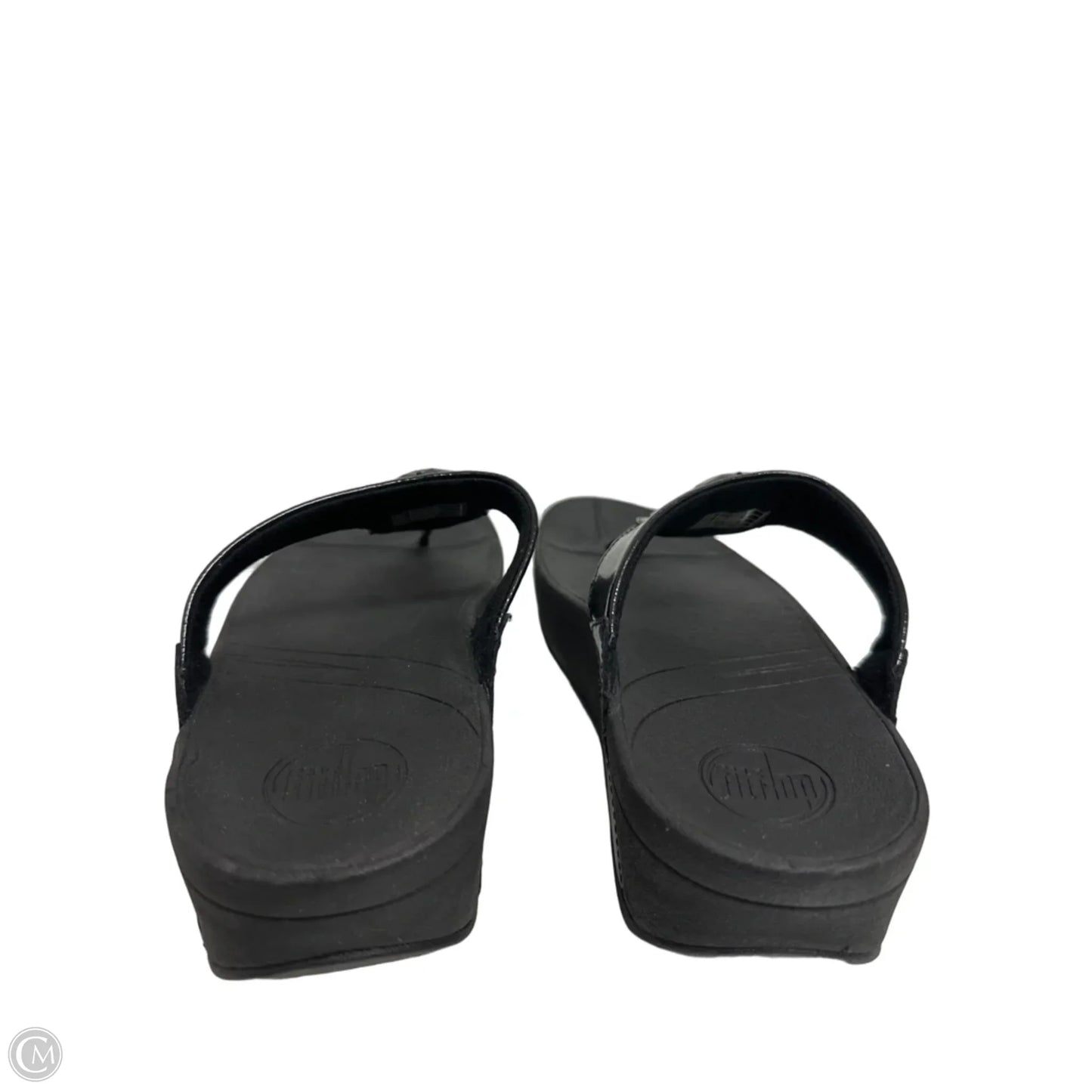Sandals Flats By Fitflop In Black, Size: 8