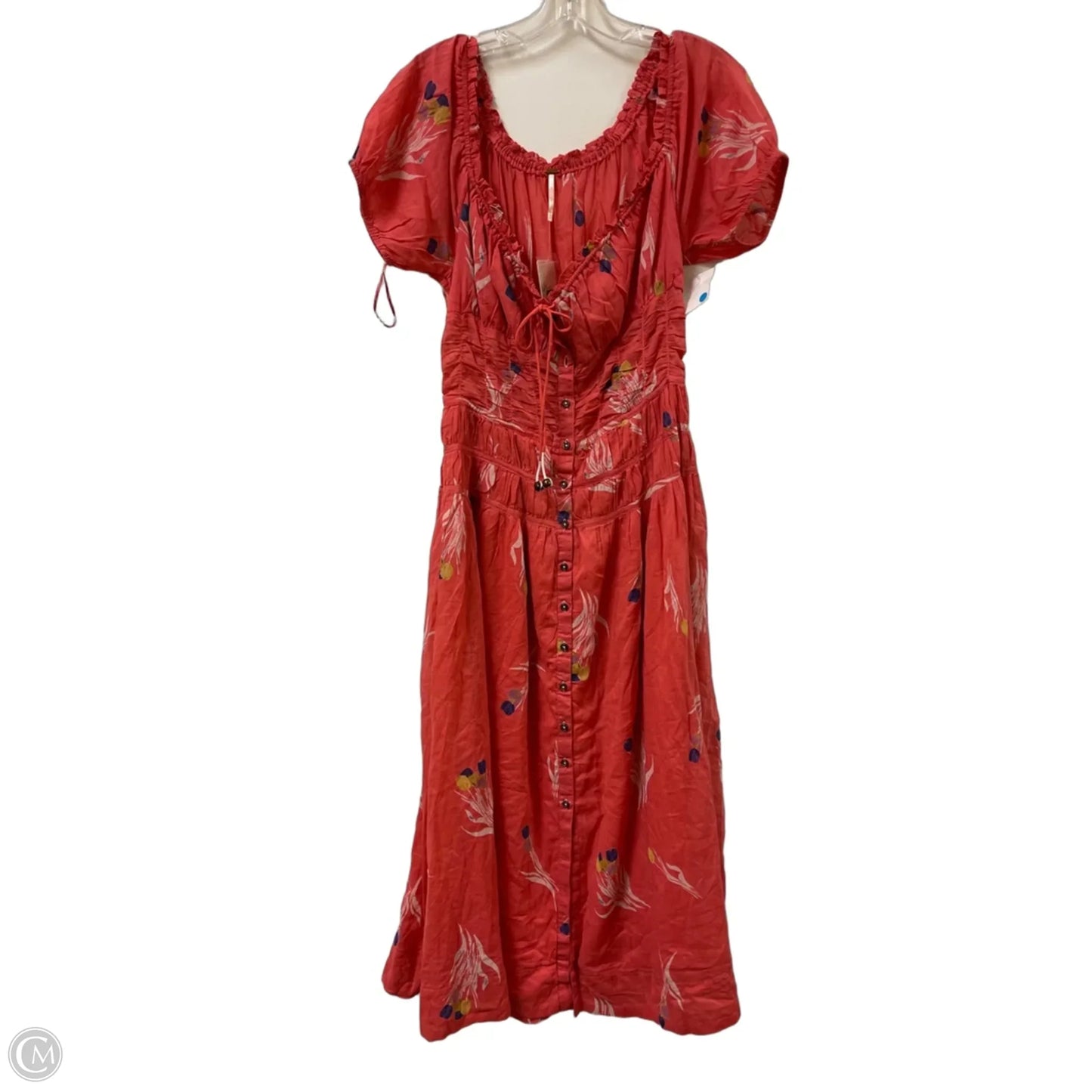Dress Casual Maxi By Free People In Orange, Size: M